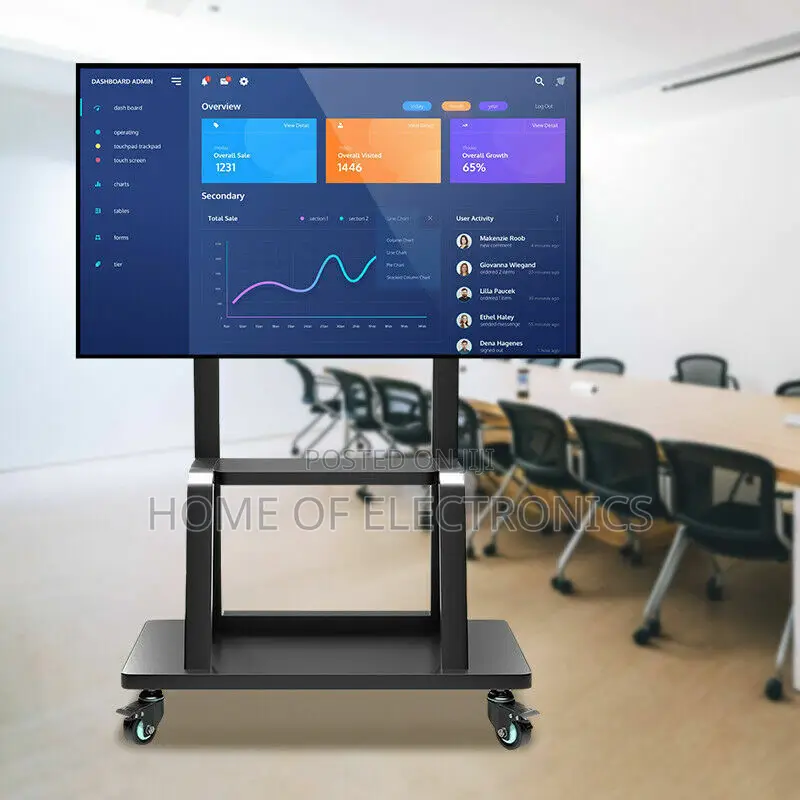 Simple Easy to Fix Mobile Trolley Tv Stand(60-100 Inch)
