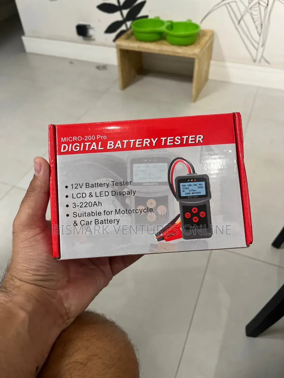 Battery Tester 12v 24v Micro-200 Pro. Digital