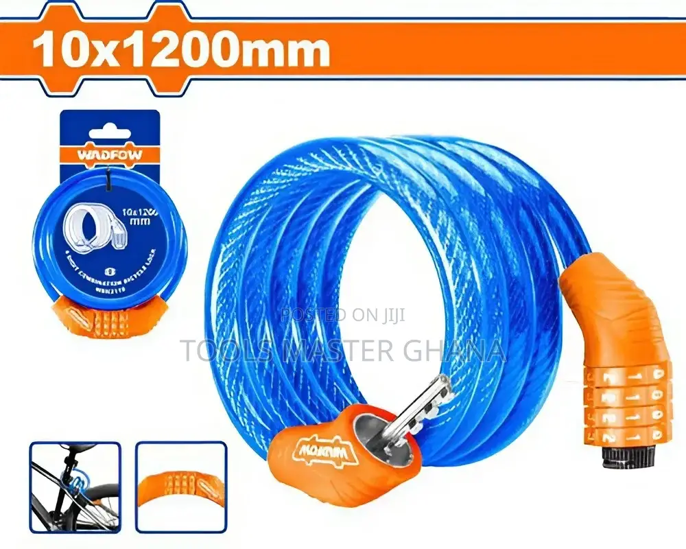 4 Digit Combination Bicycle Cable Lock # Wbk2110