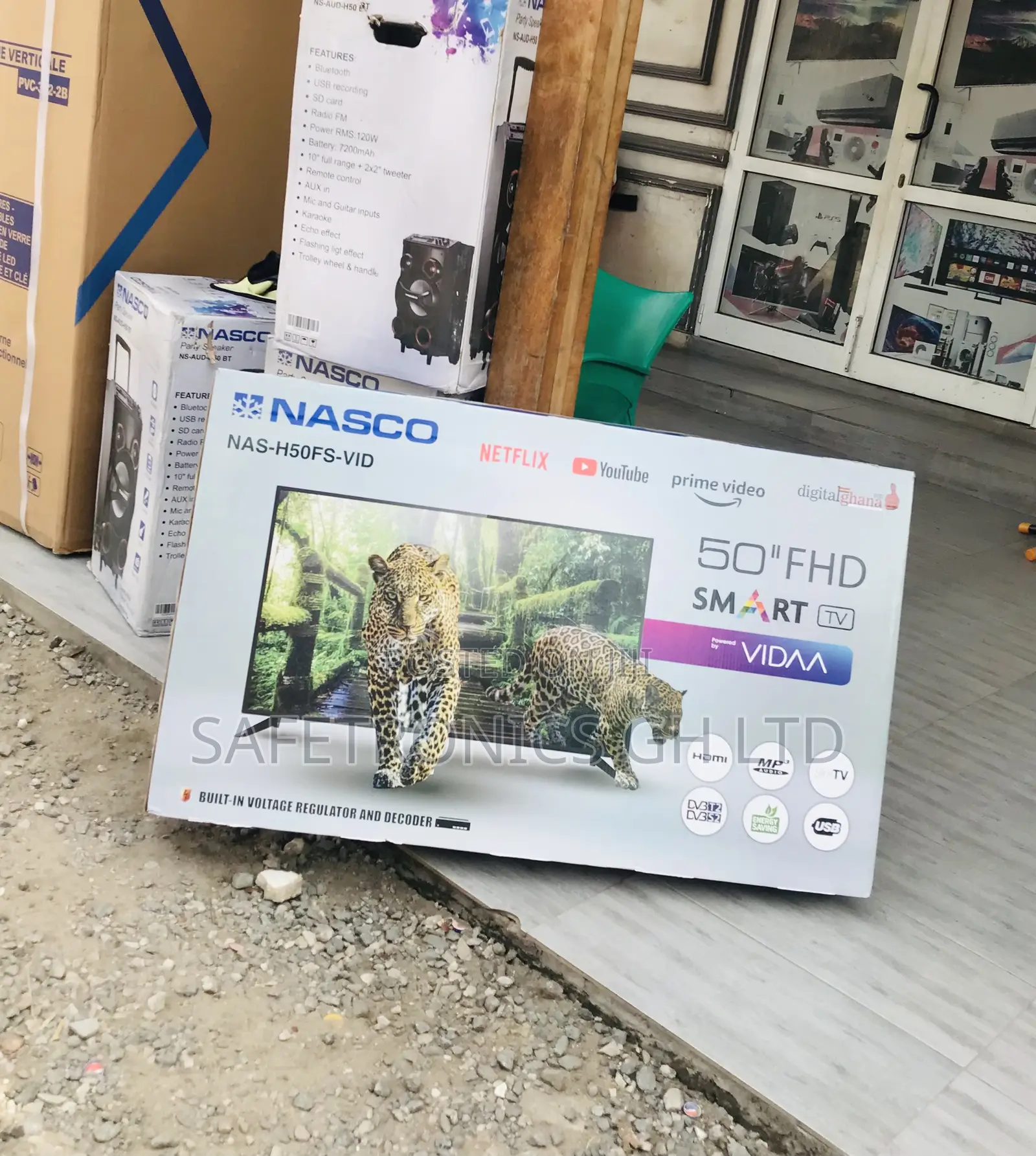 Crystal Clear Nasco 50 Inch Smartscreen Led Tv