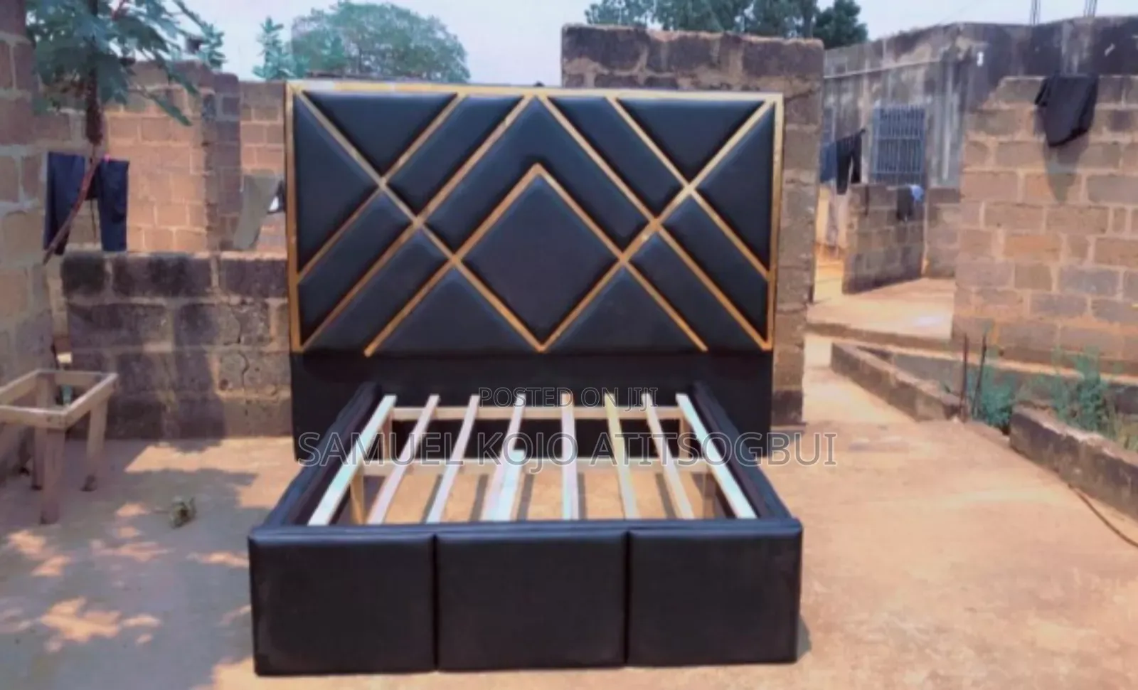 Longhead Double Bed Frame Drawers