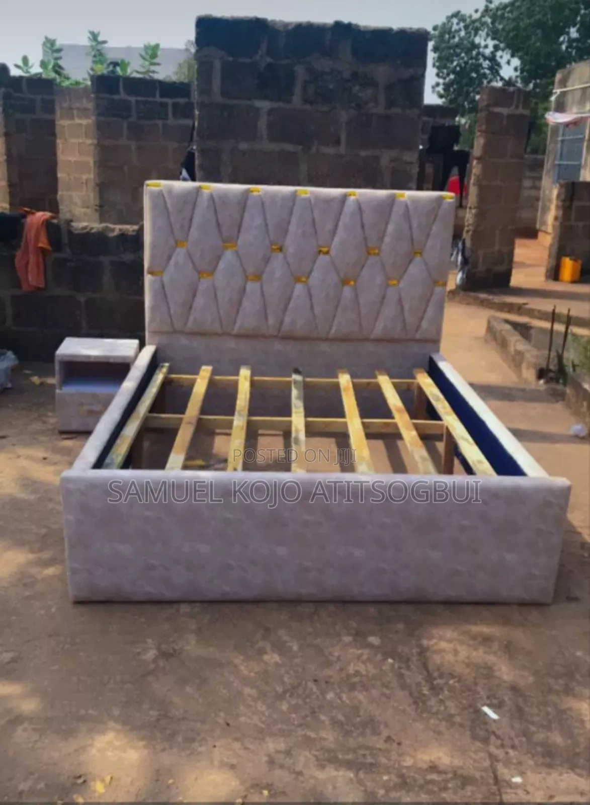 Halfgold Double Bed Frame