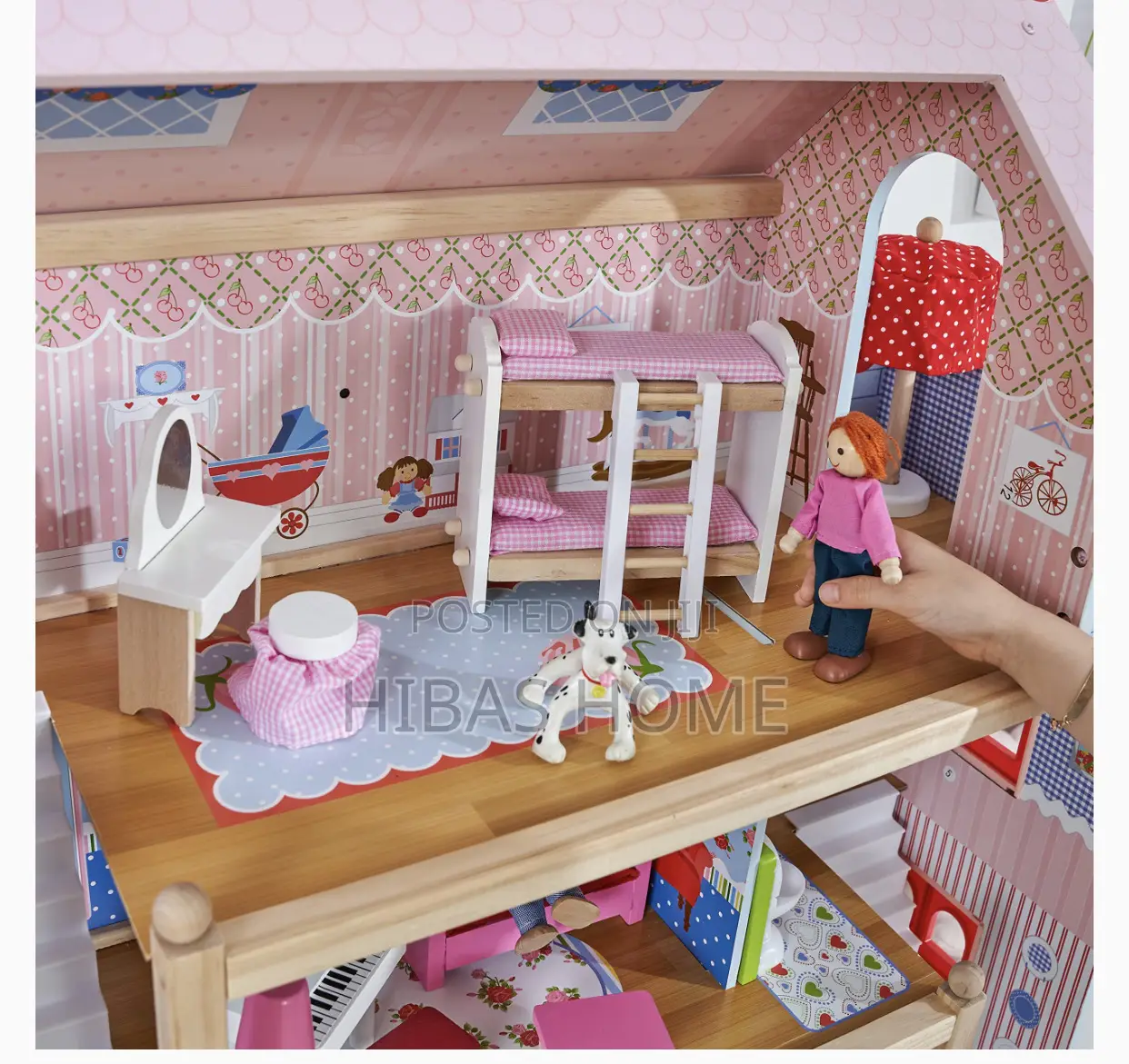 Kidkraft Chelsea Wooden Doll House With Accessories