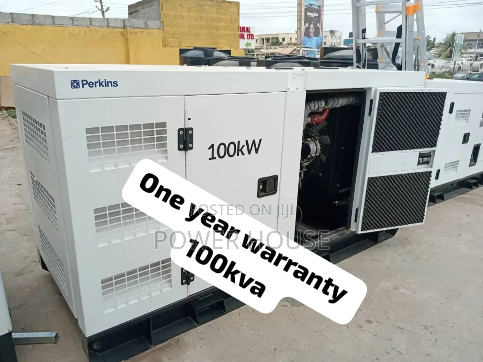 King Sized 100kw Diesel Perkins Silent Generator 100kva