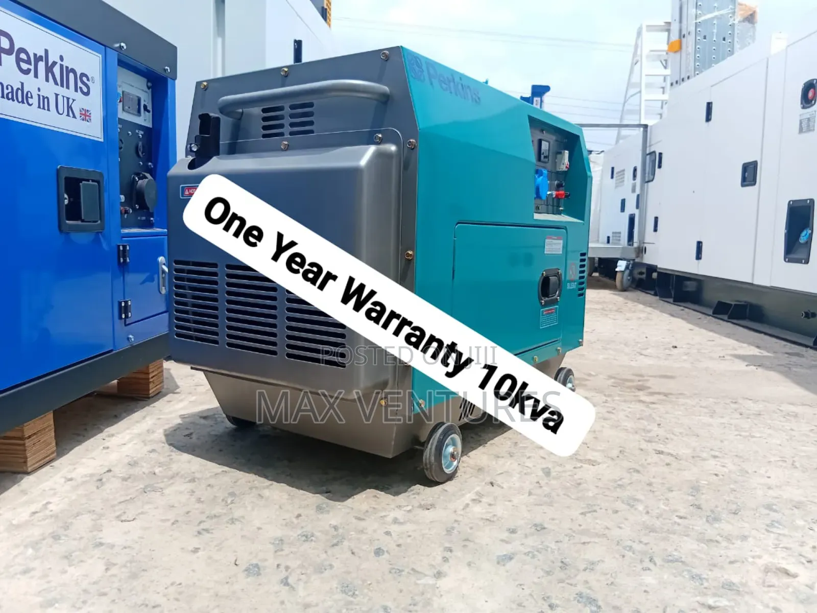 Silent 10kva Perkins Diesel Engine Generator Easystart 10kva