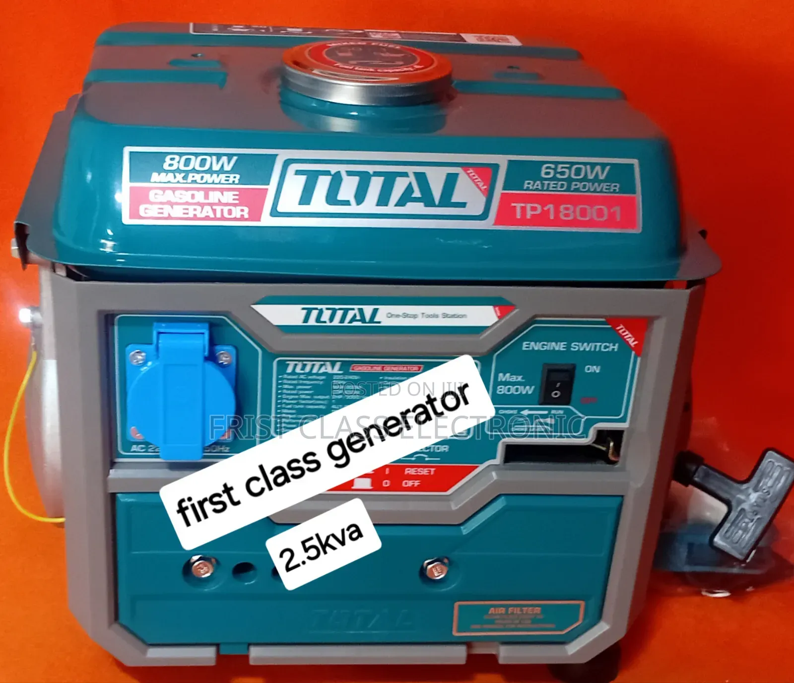 Reliable 2.5kva Petrol Genset for Small Spaces