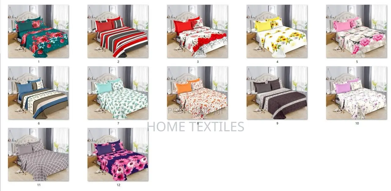 7 Pieces Double and Queen Sized Duvet Sets