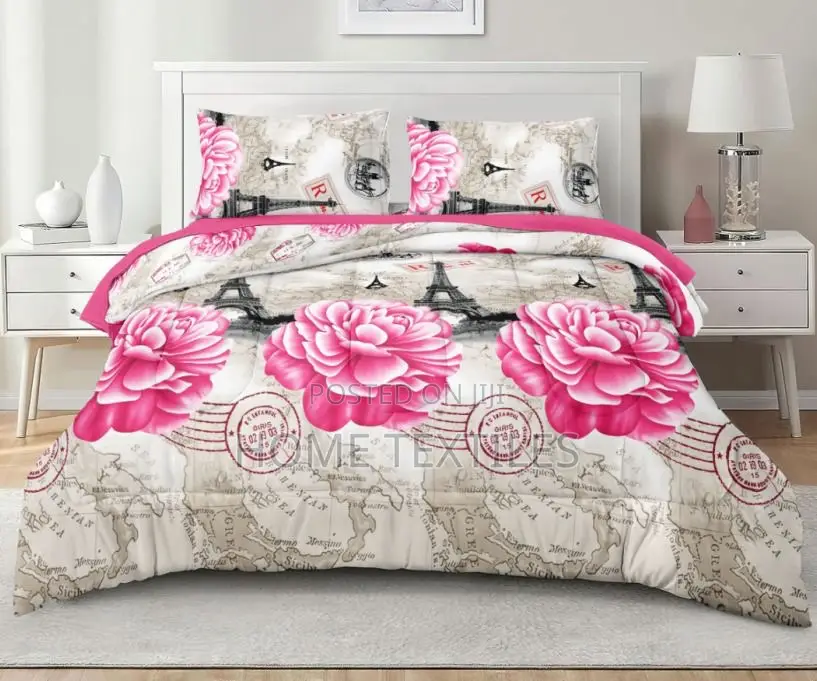 100% Cotton Filled Duvet Sets for Queen Double Size Mattress