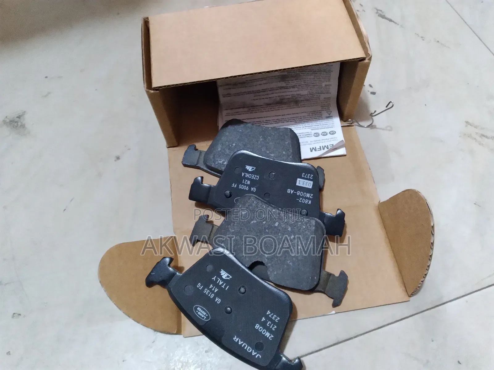 Range Rover Velar Back Brake Pad Set