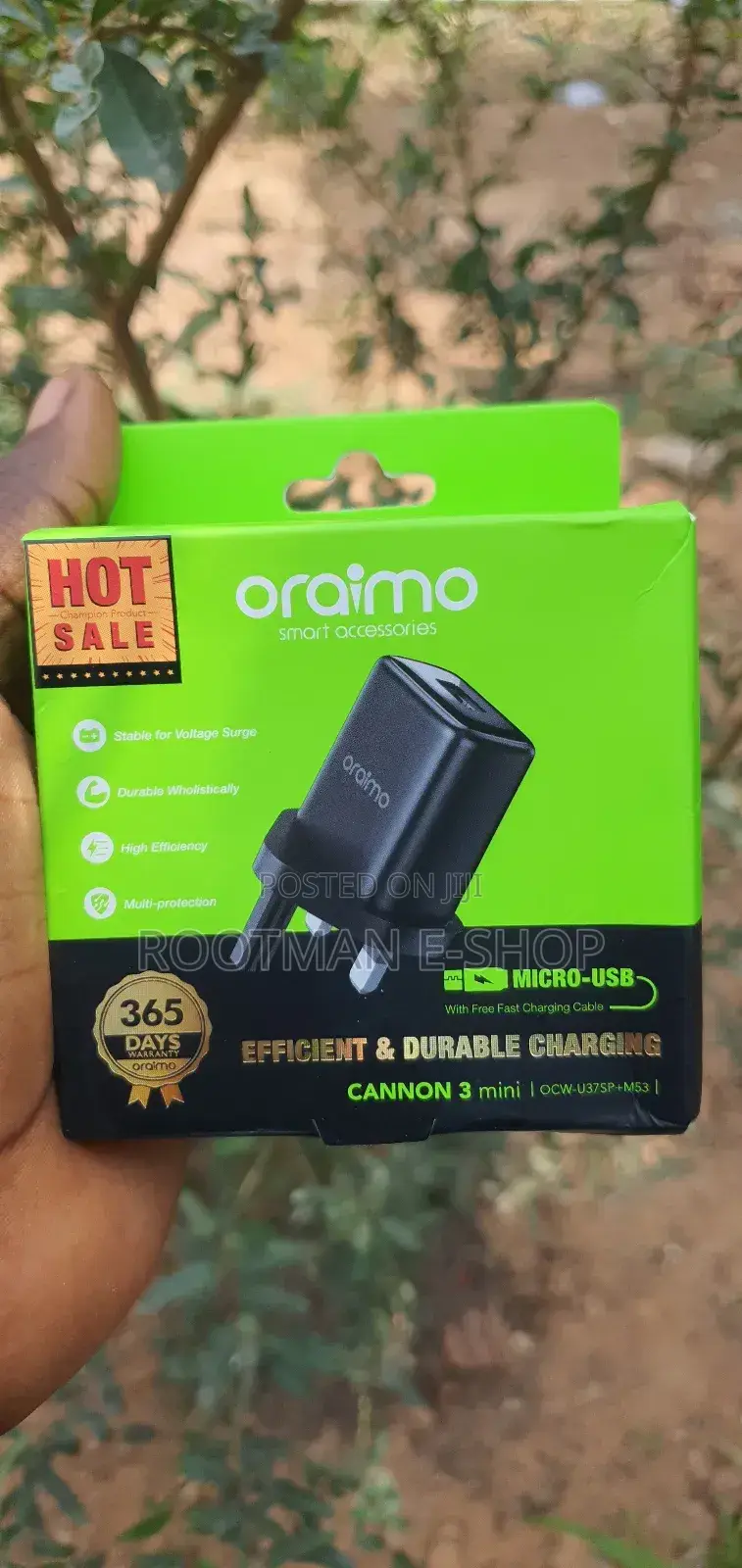 Canon 3 5w Oraimo Mixro Usb Charger