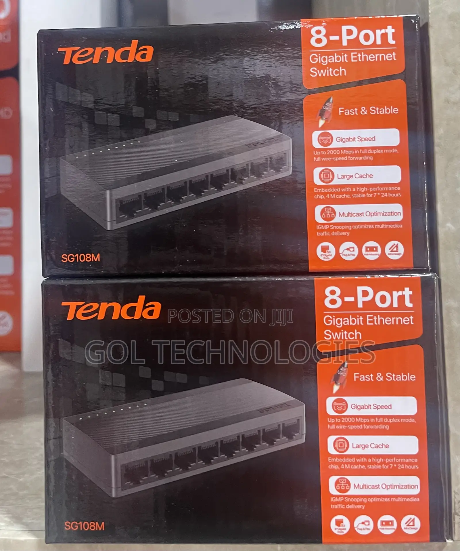 8-Port Gigabit Desktop Switch Sg108m Ethernet Switch