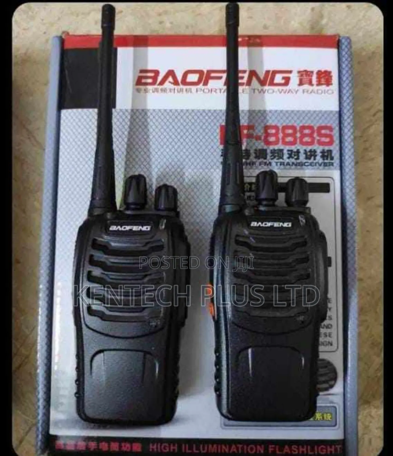 Walkie-Talkie Bf 888s 2in1