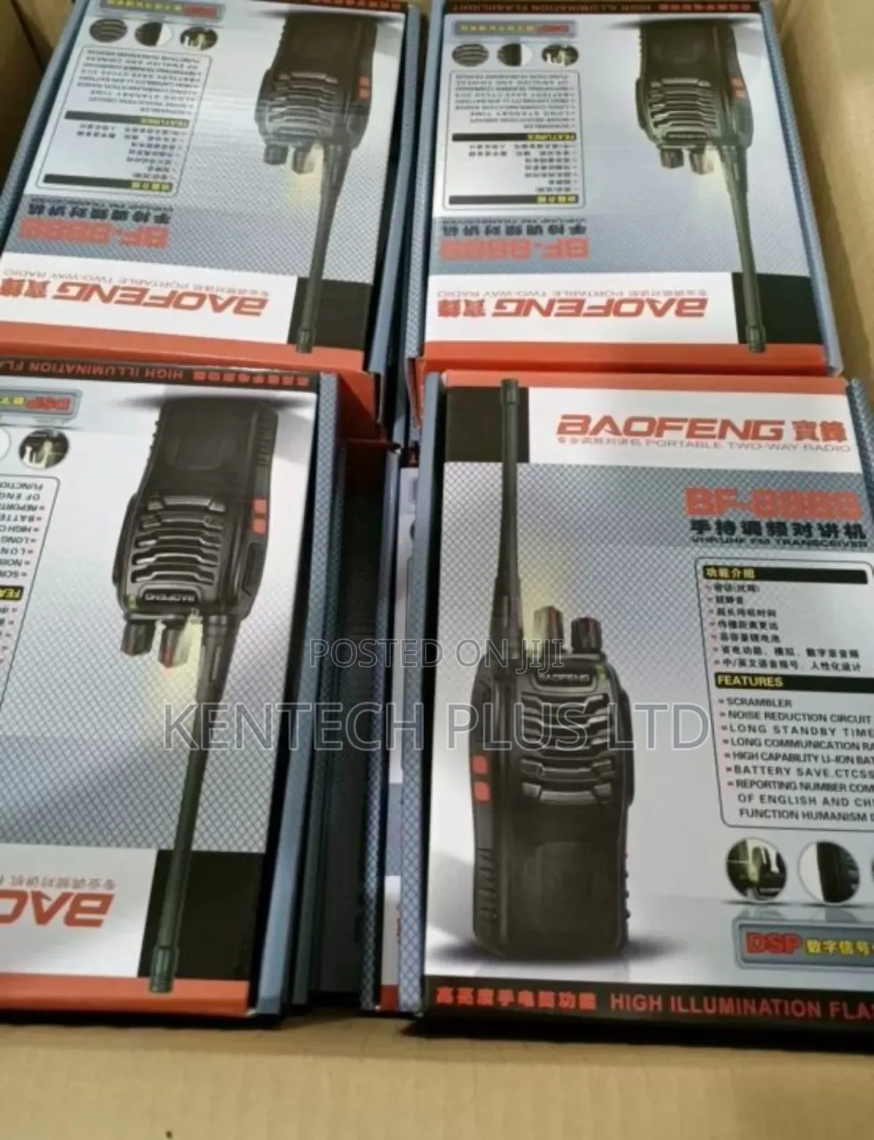 Walkie-Talkie Bf 888s 2in1