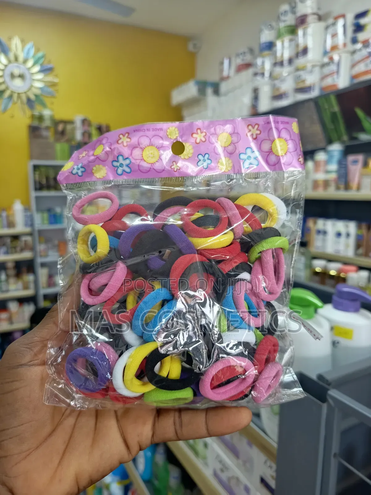 Cotton Toddler Hair Ties for Girls, Multicolor Hair Holders