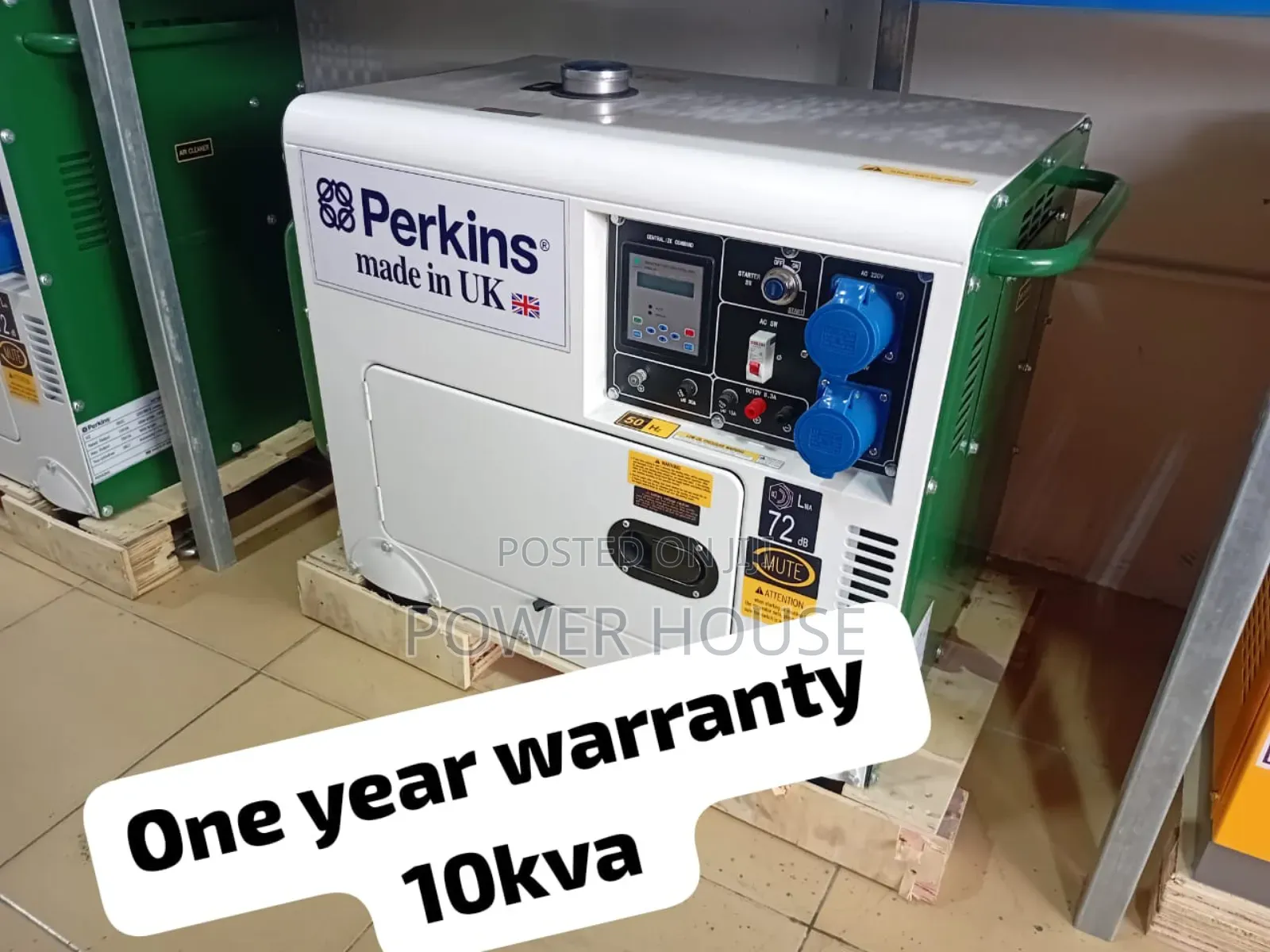 Untainted 10kva Perkins Diesel Silent Generator 10kva
