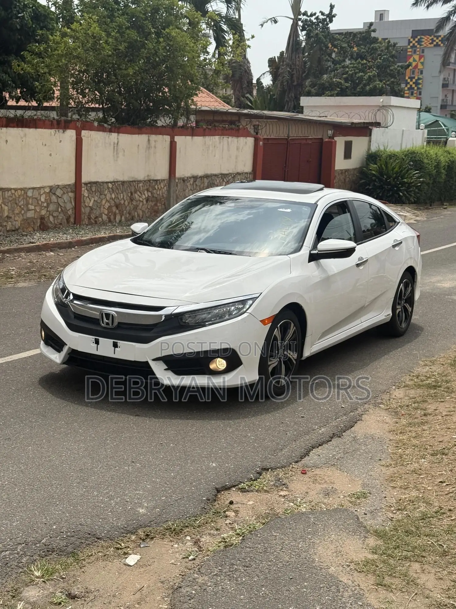 Honda Civic Touring Sedan 2018 White