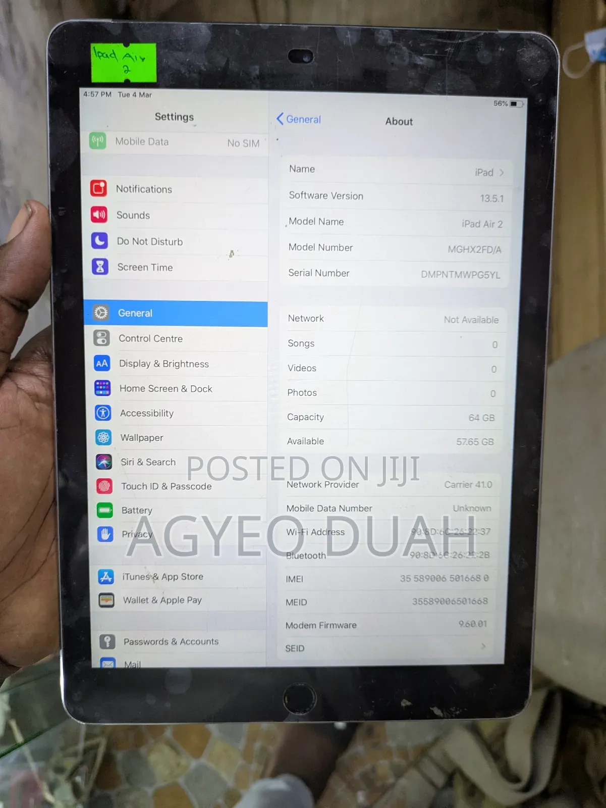Apple iPad Air 2 64 GB Gray