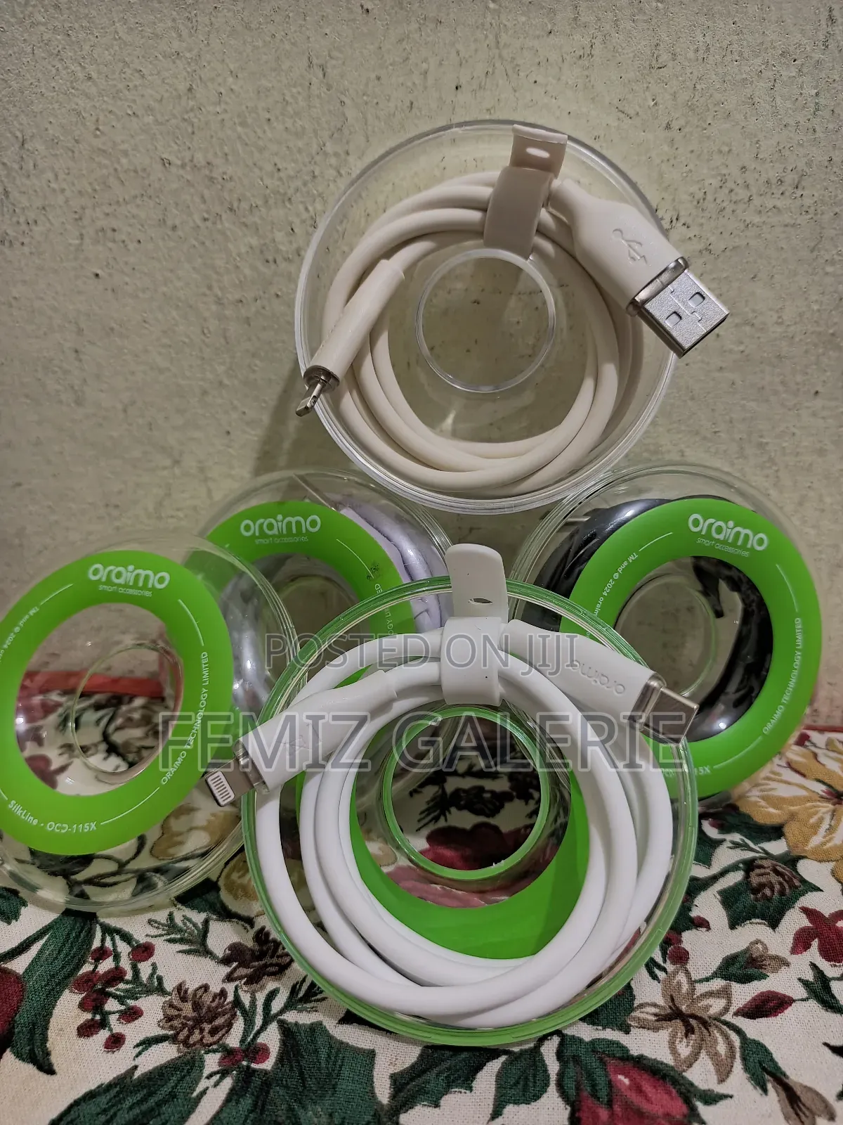 Oraimo Silkline Usb-a-to-Lightening / C-to-Lightening Cable