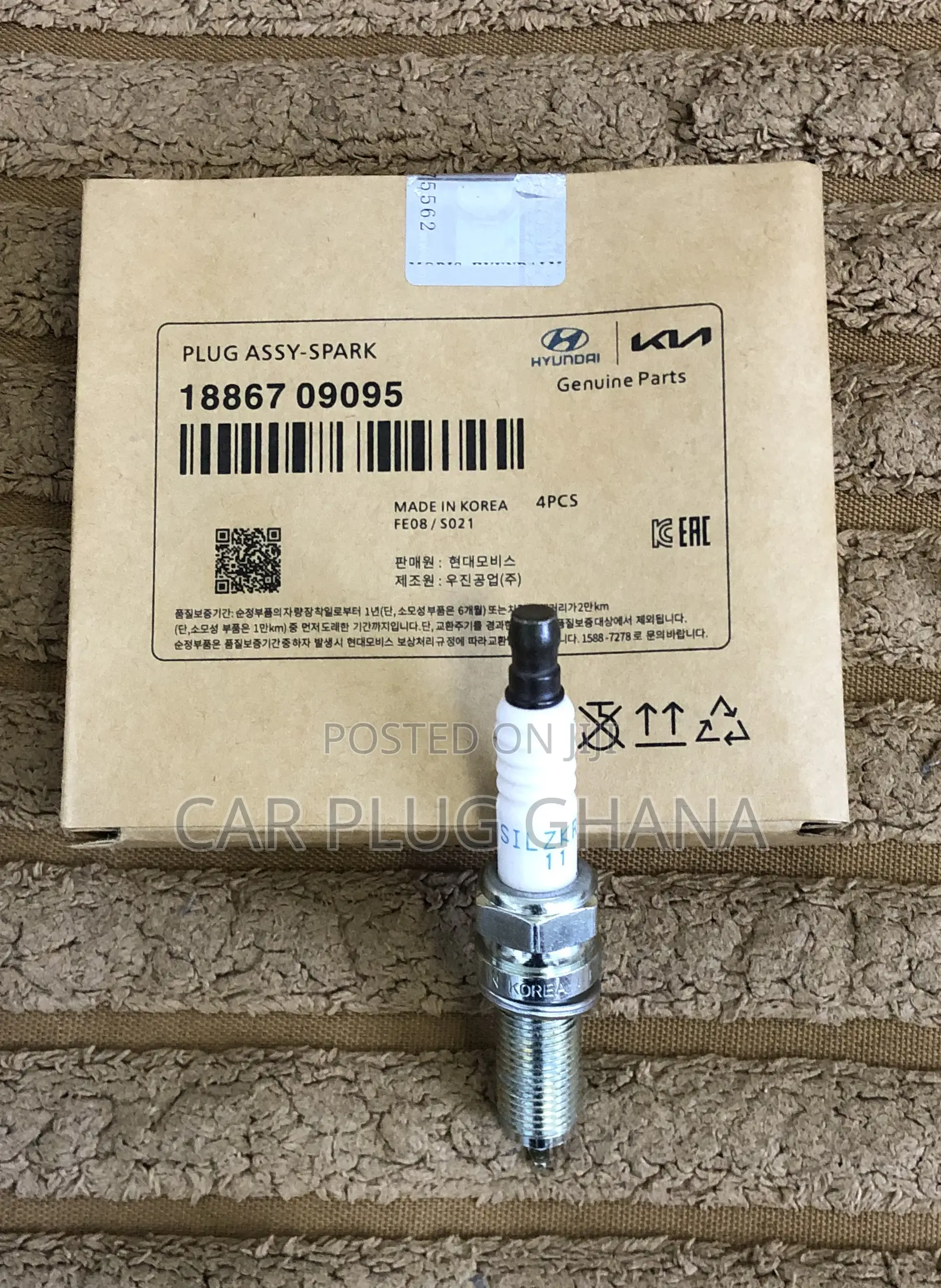 Hyundai/Kia Iridium Silzkr7b11 14/16 Long Plugs