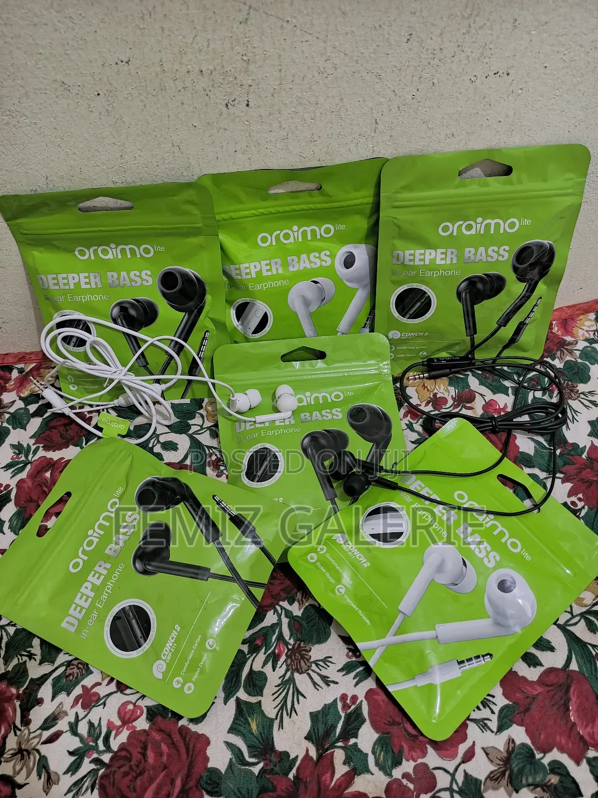 Oraimo Conch 2 Deeper Bass Wired Earphones