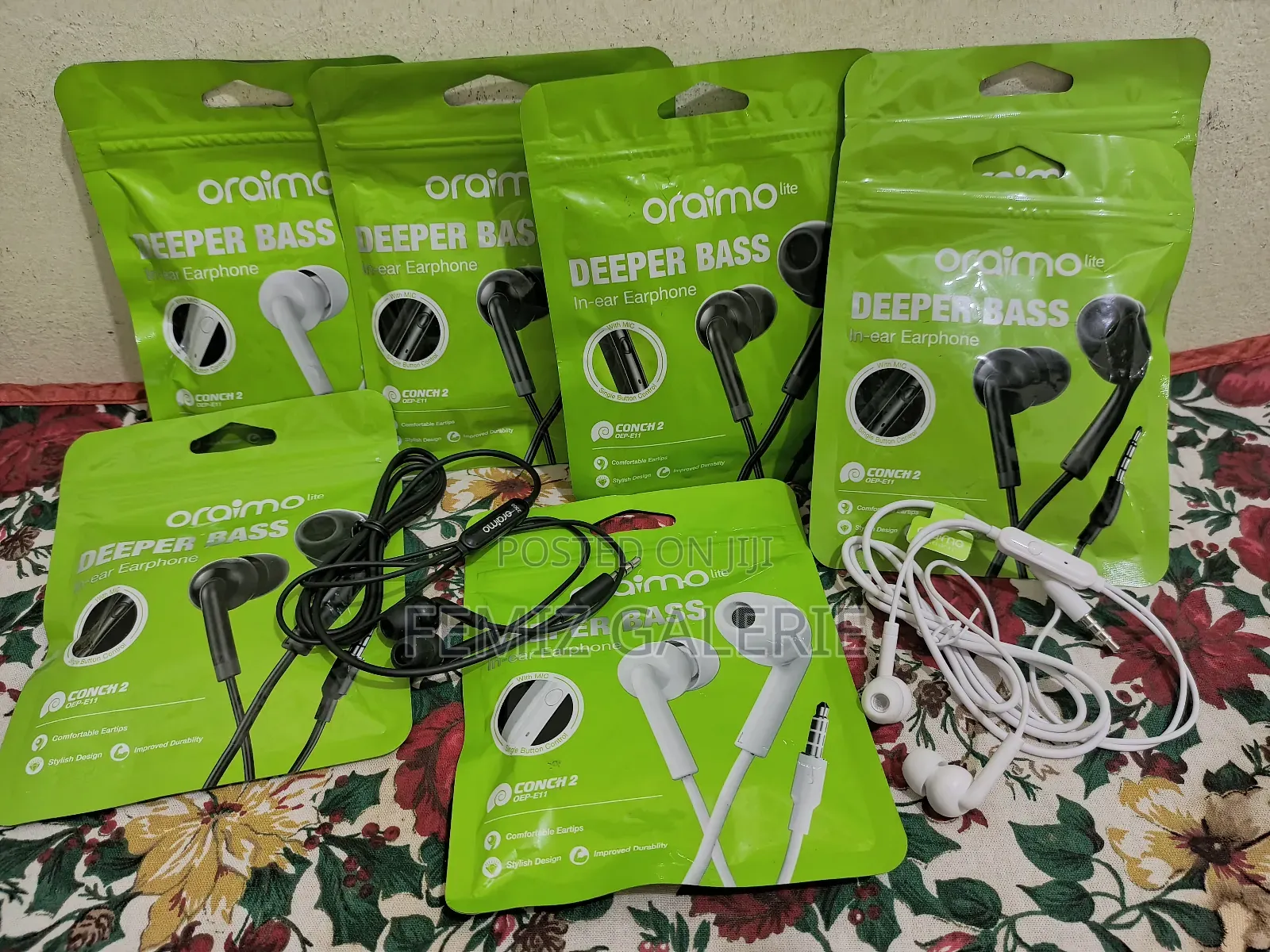 Oraimo Conch 2 Deeper Bass Wired Earphones