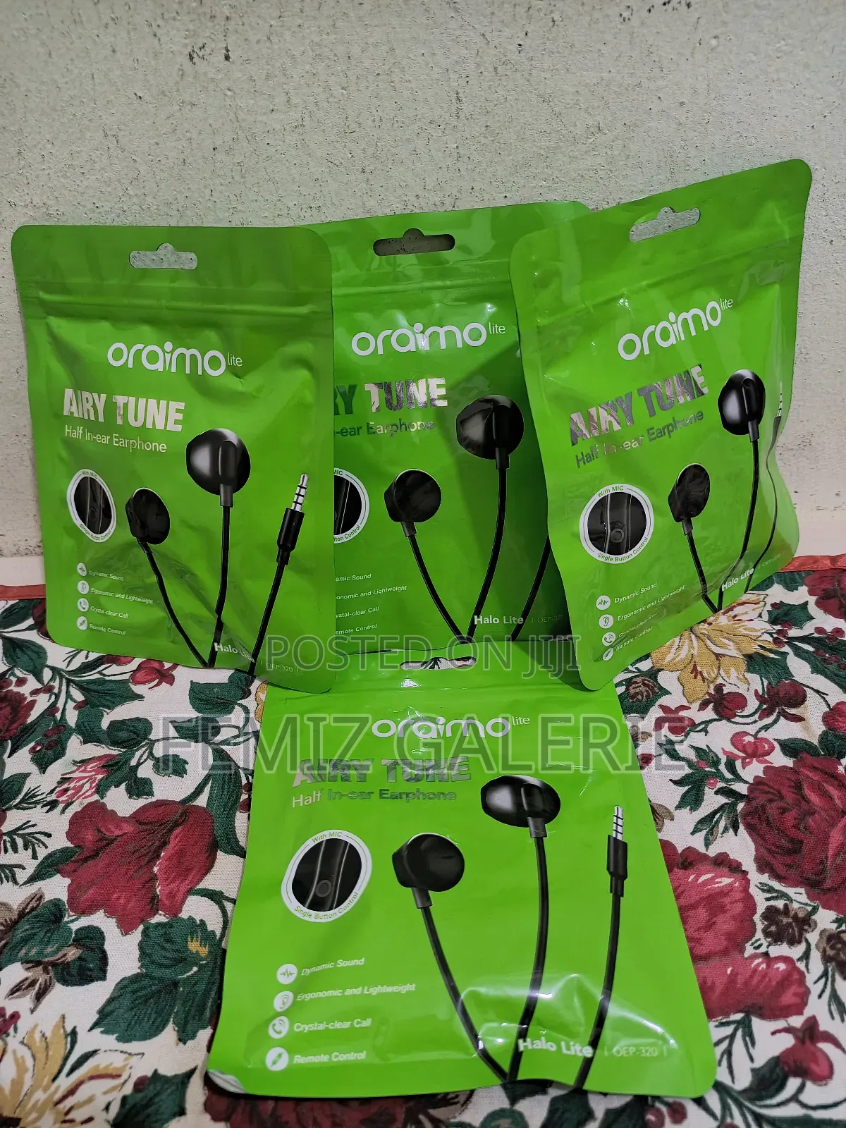 Oraimo Halo Lite 3.5mm Half in-Ear Earphones