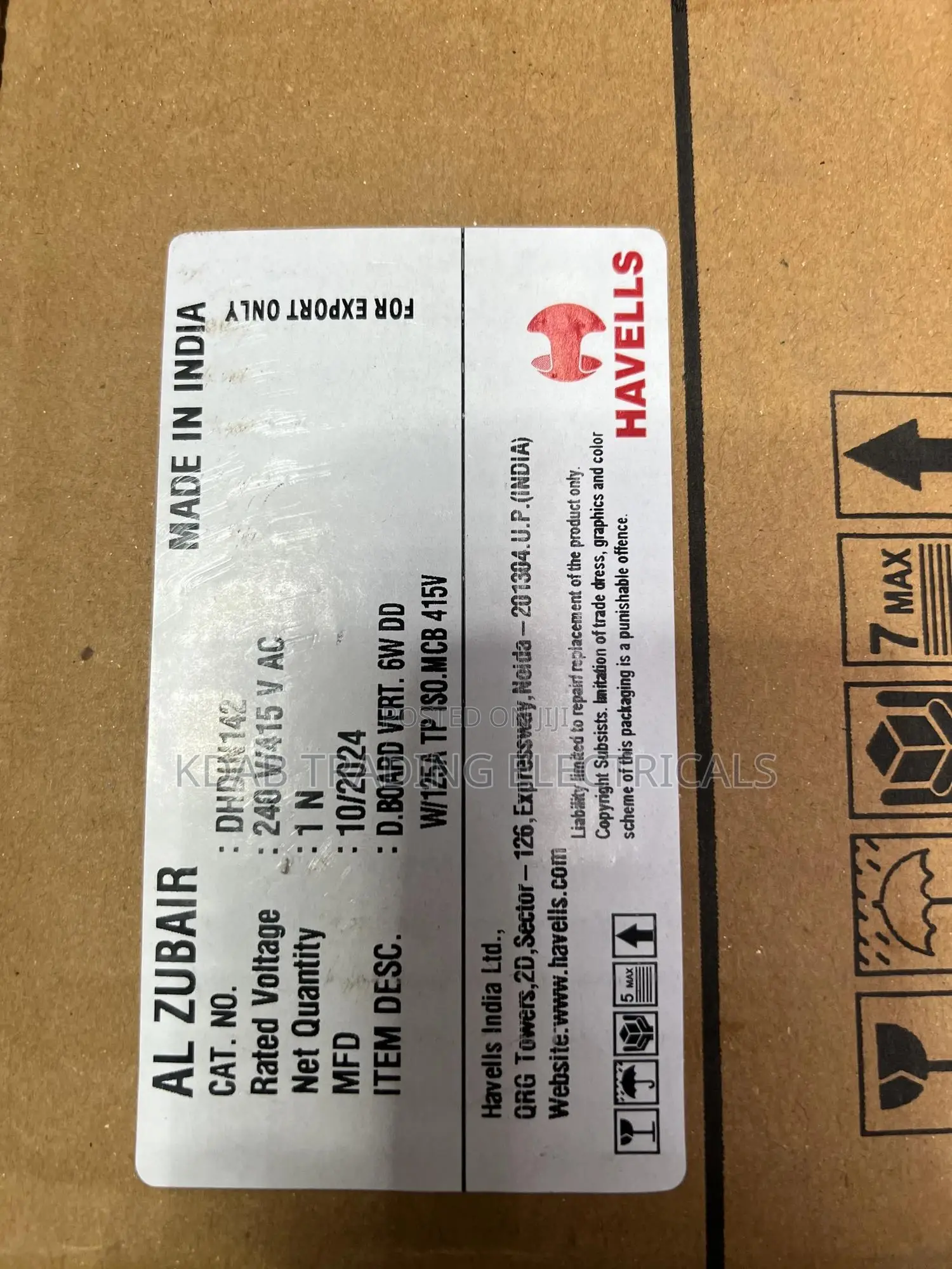 6 Way 3 Face Distribution Main Switch
