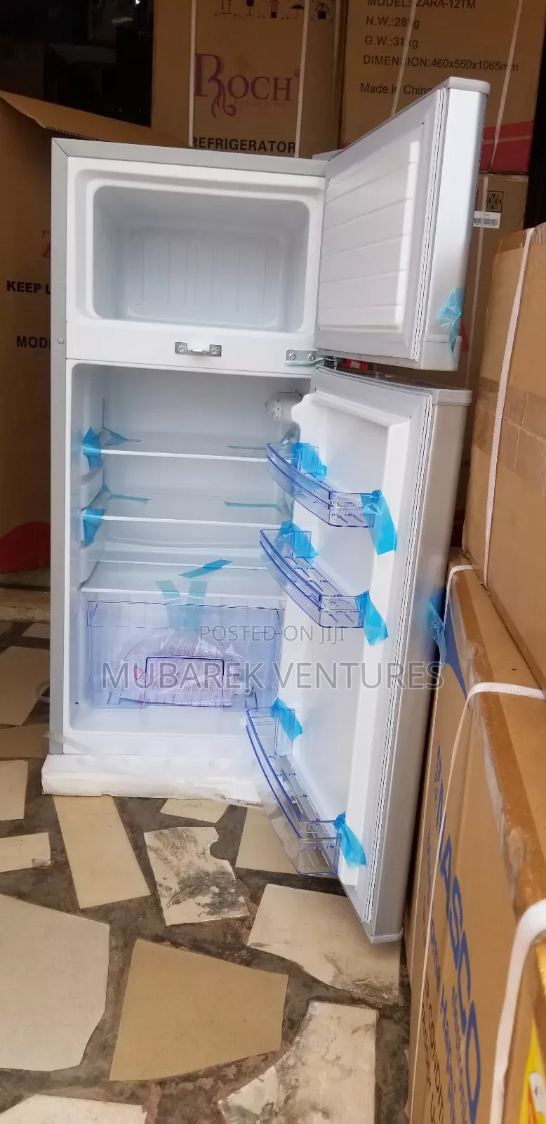 Zara Fridge 95 Litres Top Freezer Silver