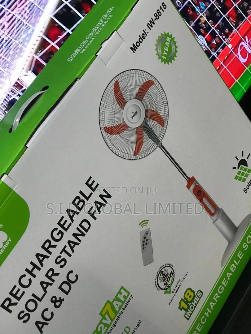 Iwin Cool, Calm, and Rechargeable Stand Fan