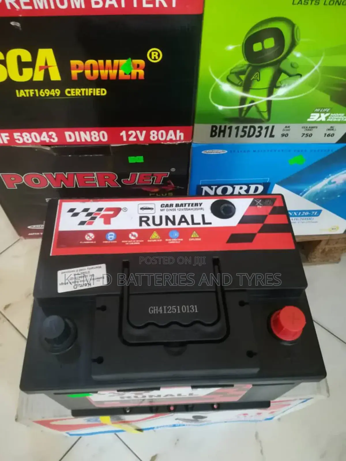 13 Plates Battery 55ah With Free Delivery