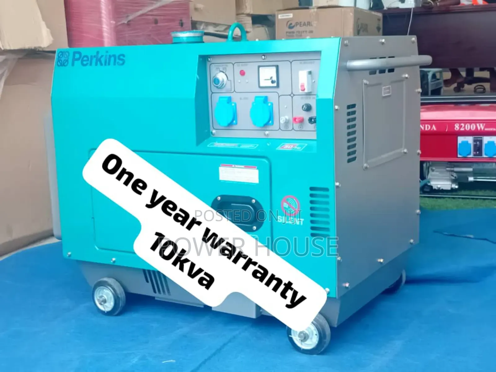 Foreign Uk Made Perkins Diesel 10kva Silent Generator