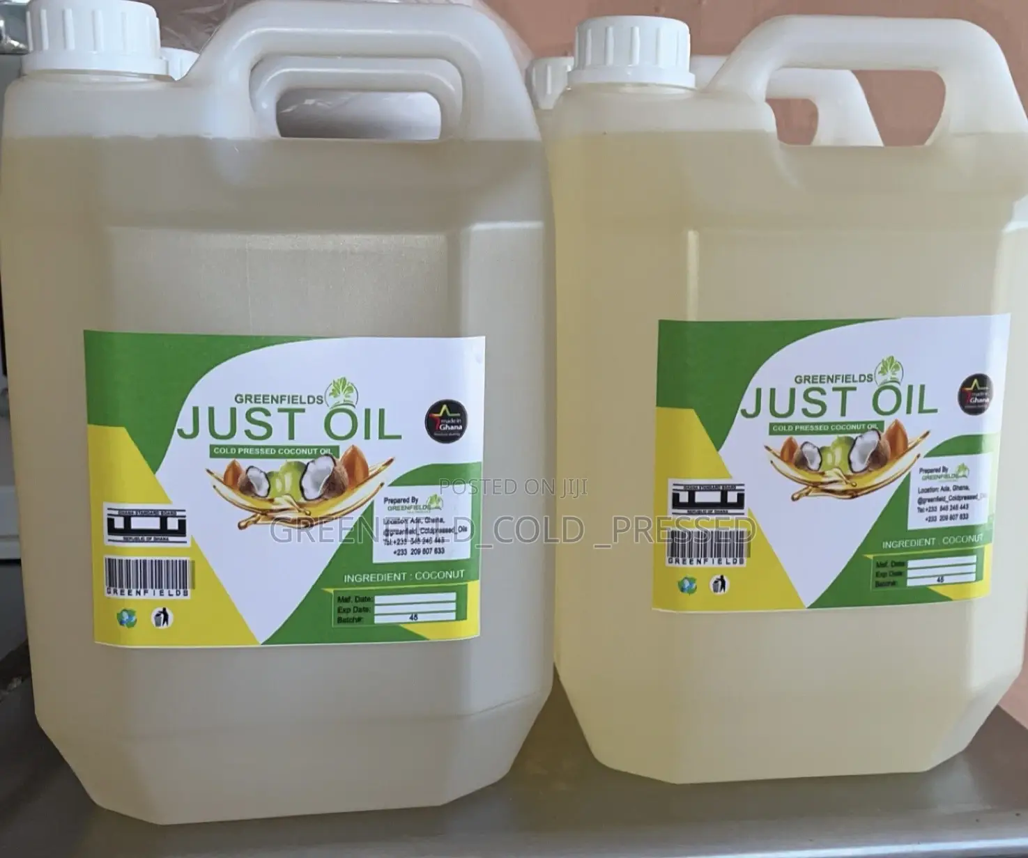 Cold Pressed Coconut Oil 4.5l (Medium-Chain Triglycerides)