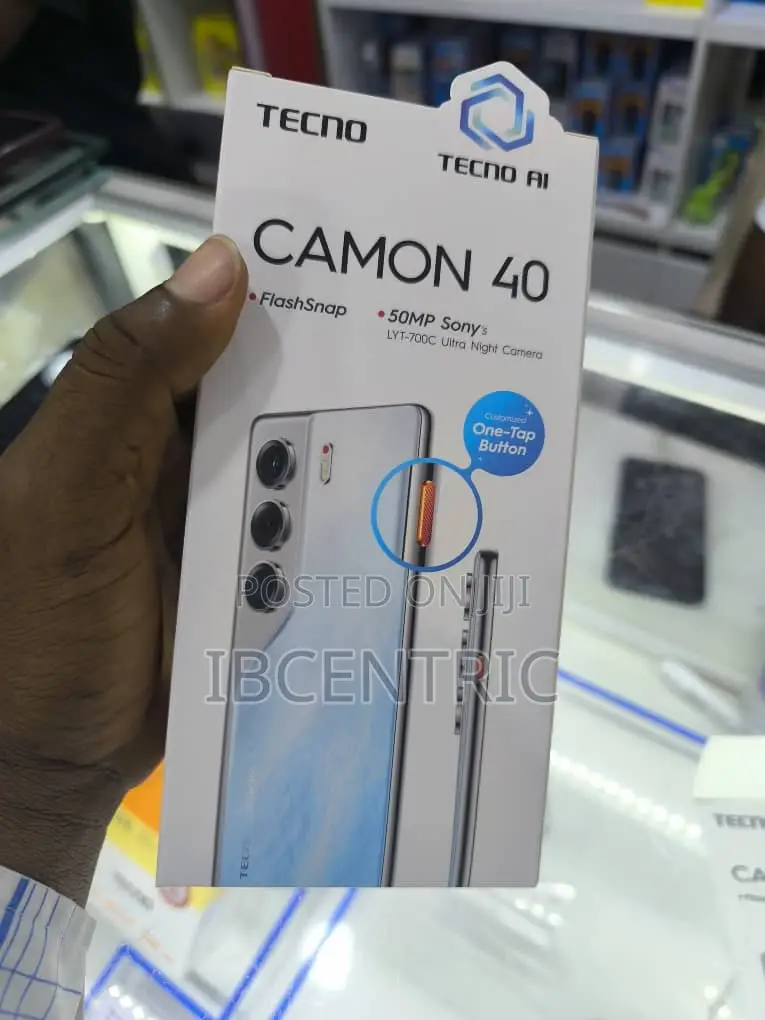 New Tecno Camon 40 128 GB Black