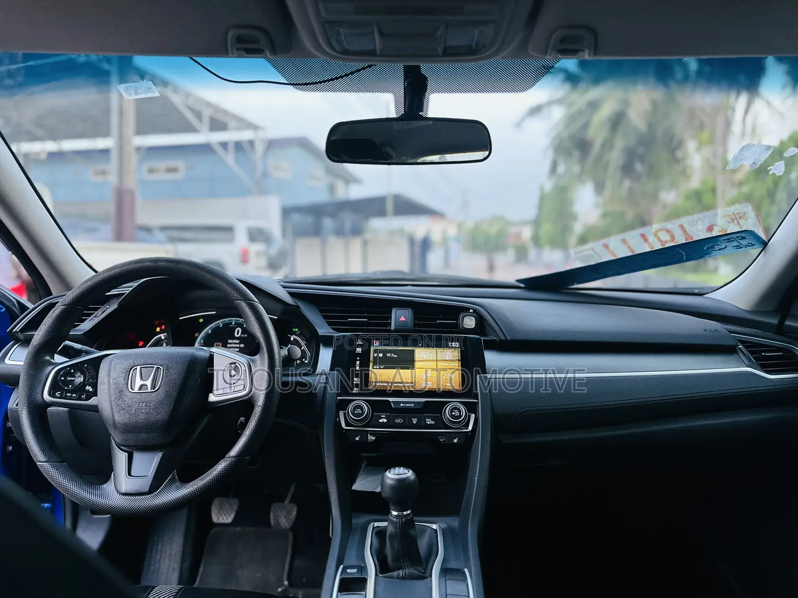 Honda Civic LX 2dr Coupe (2.0L 4cyl) 2017 Blue