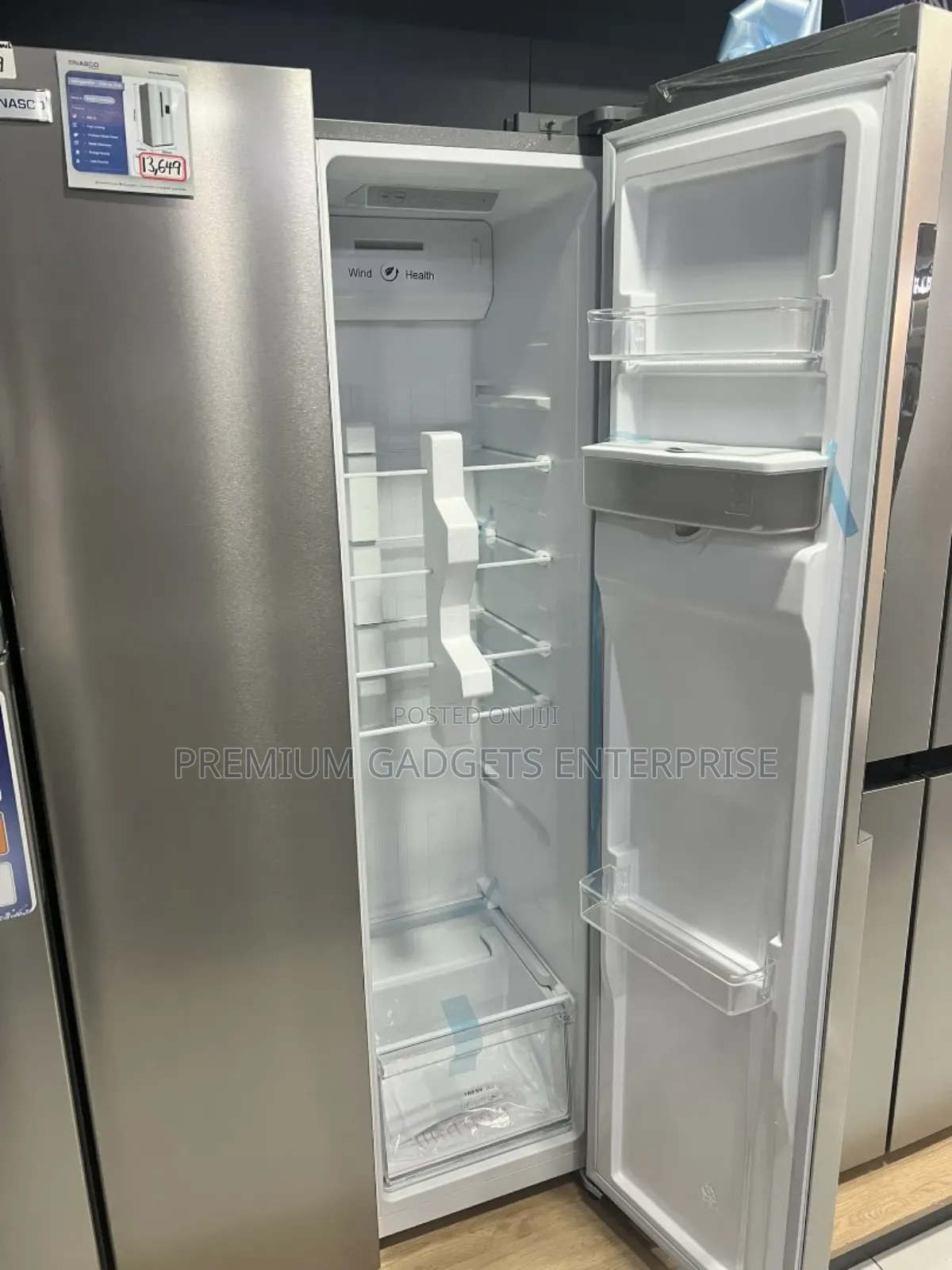 Powerful Compressor Nasco 460l Side-by-Side | Dispenser