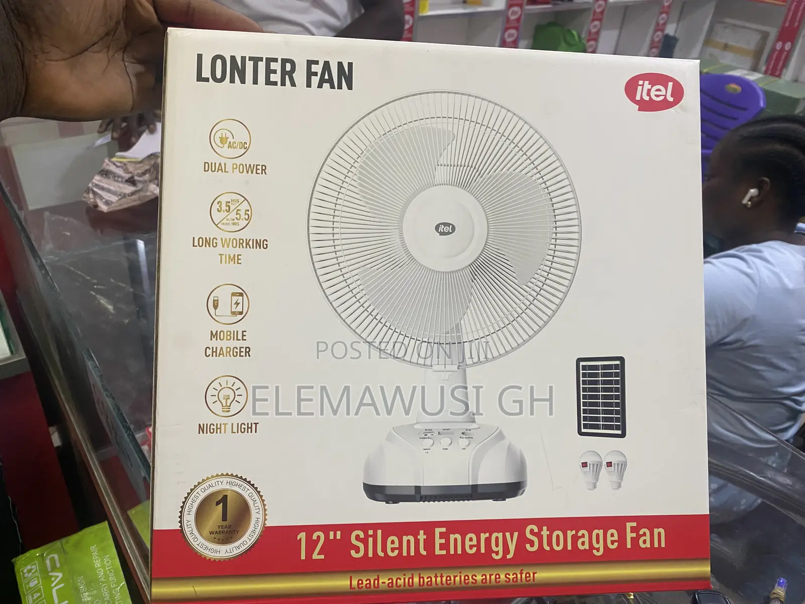 Itel Rechargeable Solar Fun