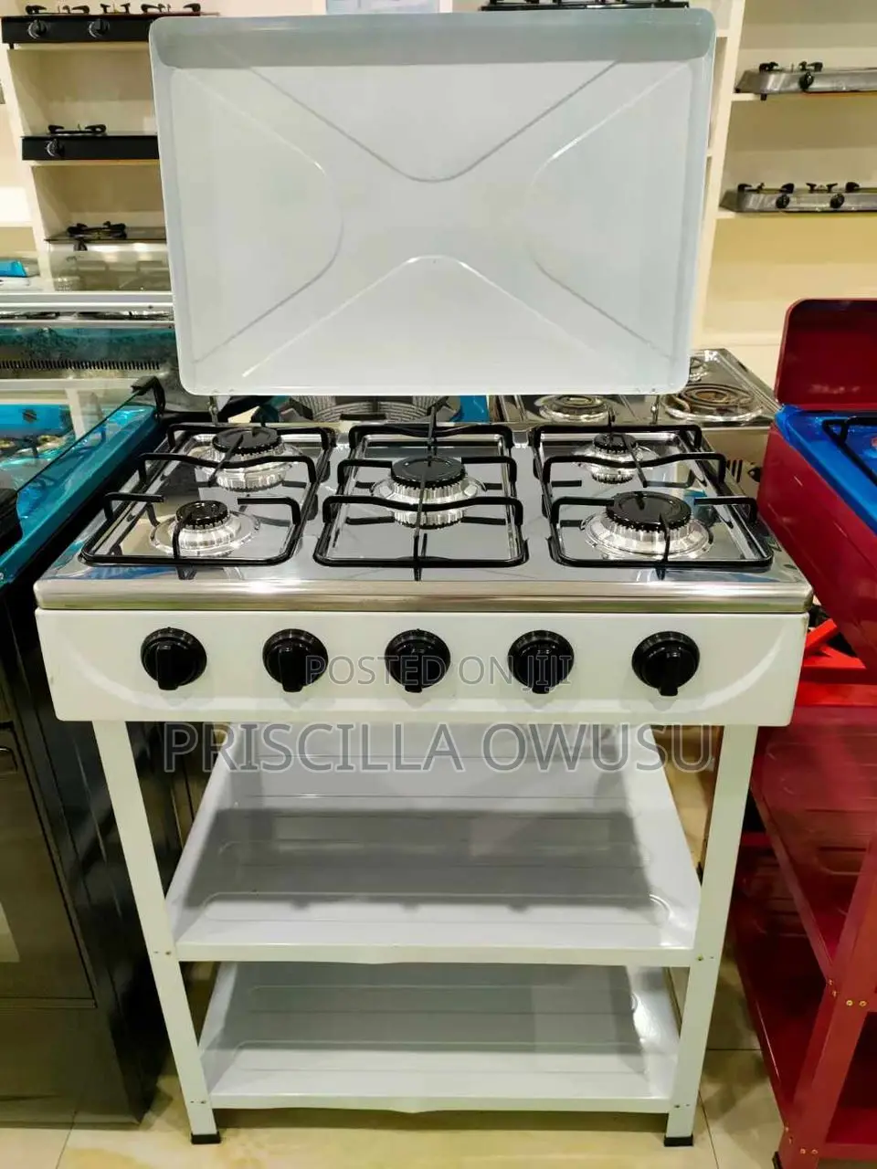 5 Burner Gas Cooker With Stand
