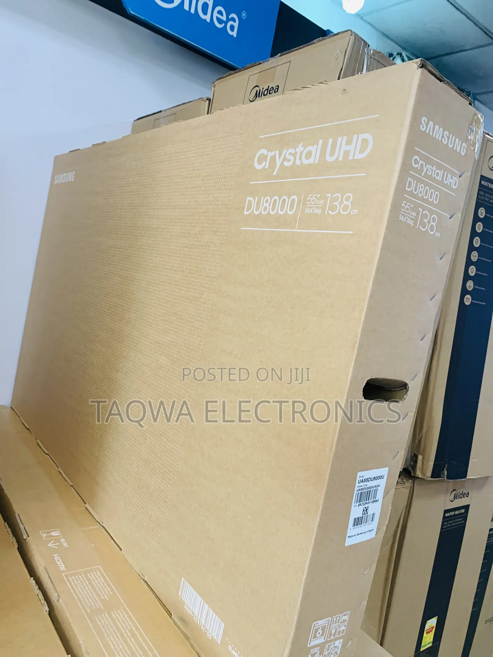55” Samsung Crystal Uhd Du8000