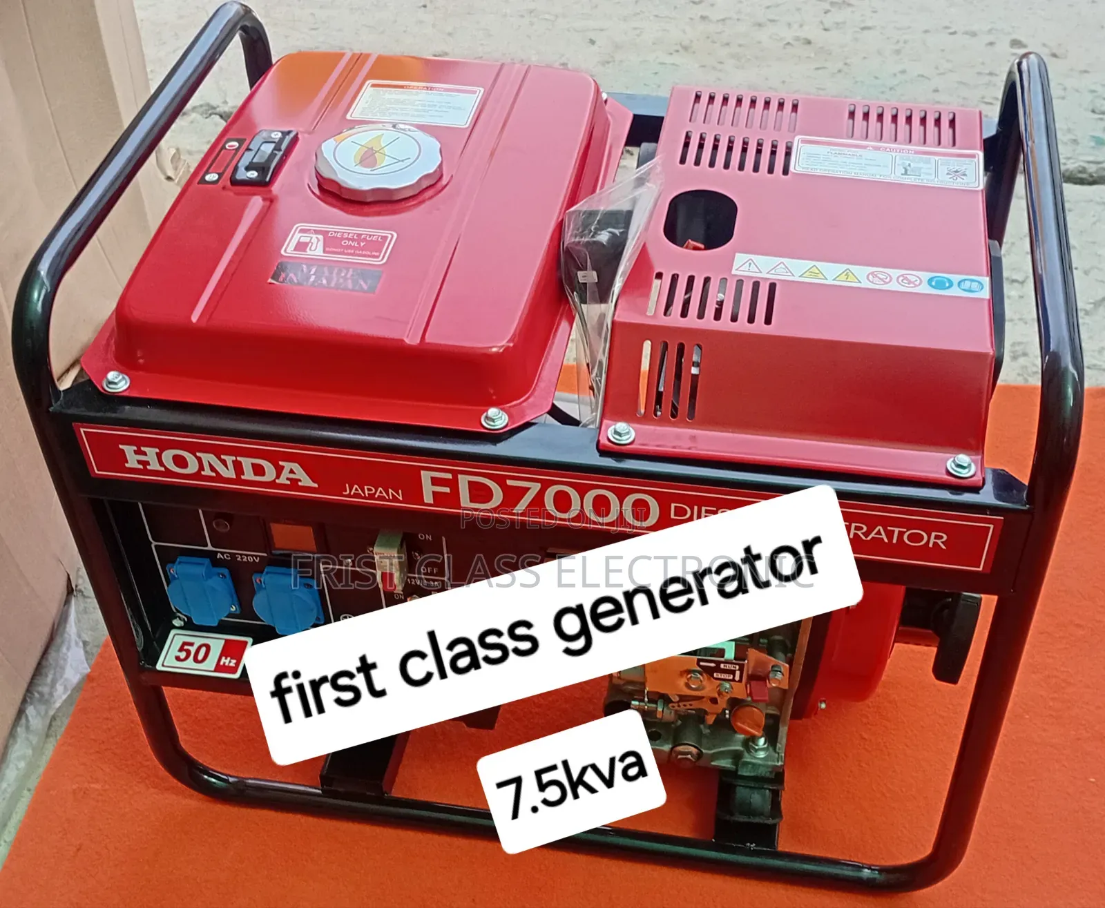 Quality 7.5kva Diesel Generator