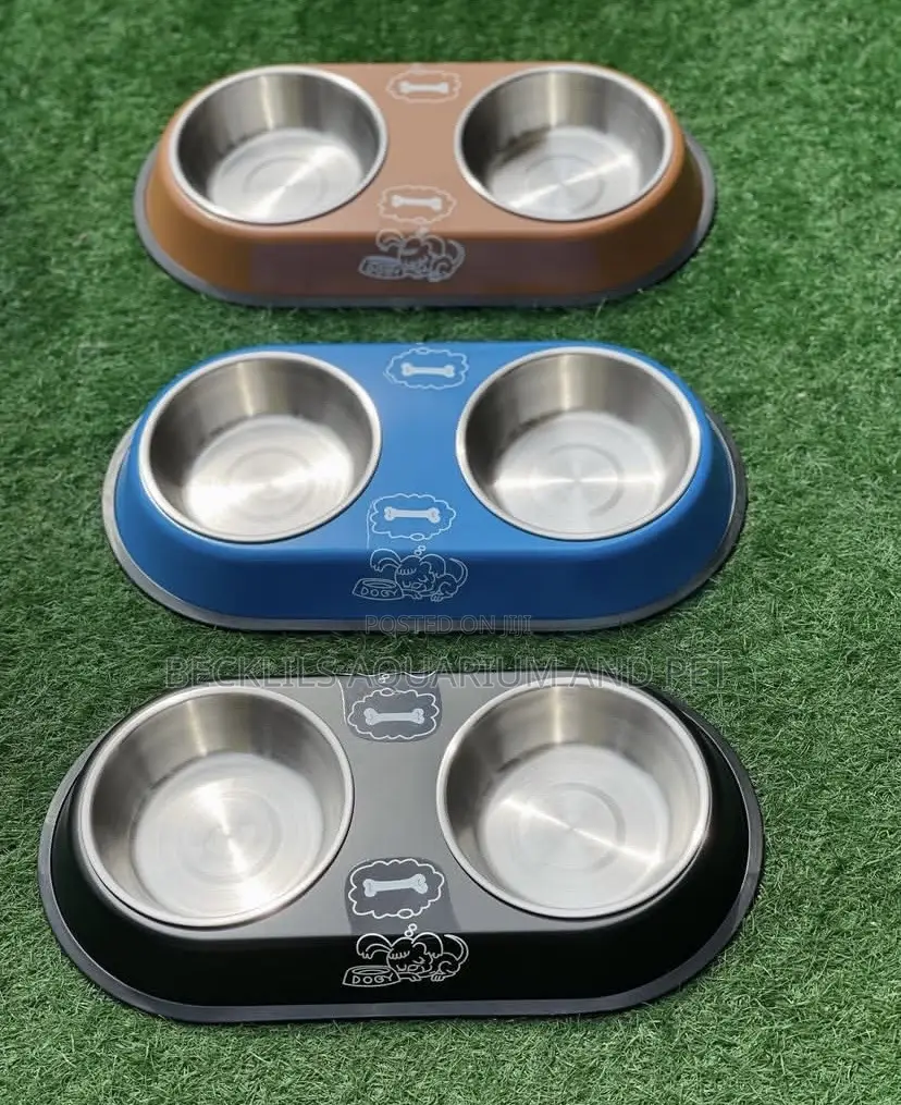 Large Double 2 in 1 Bowl ( for Dogs and Cat)