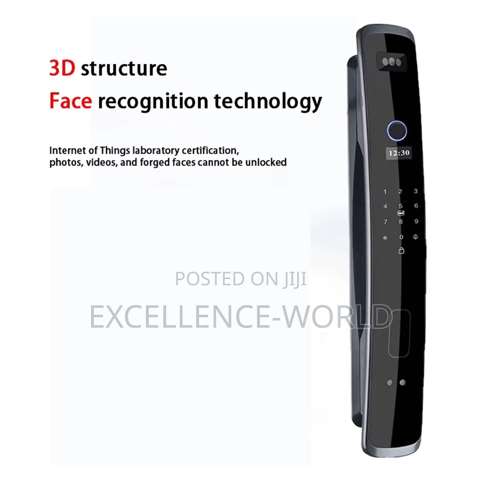 Smart Lock 3d Face Recognition (Card, Key, Fingerprint, Etc)