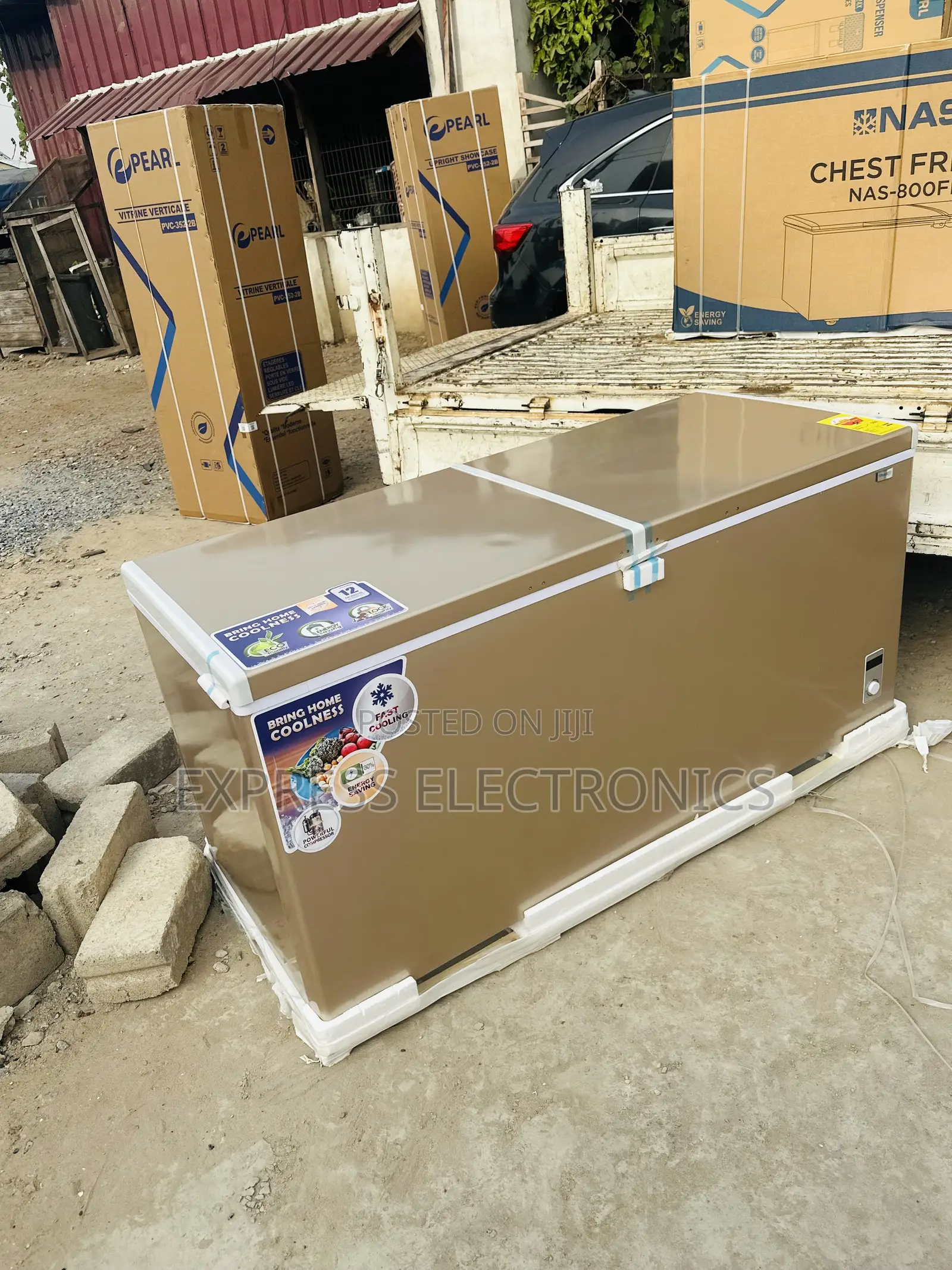 Brand New Chest Freezer 600l Nasco Nas-800fl Double Door