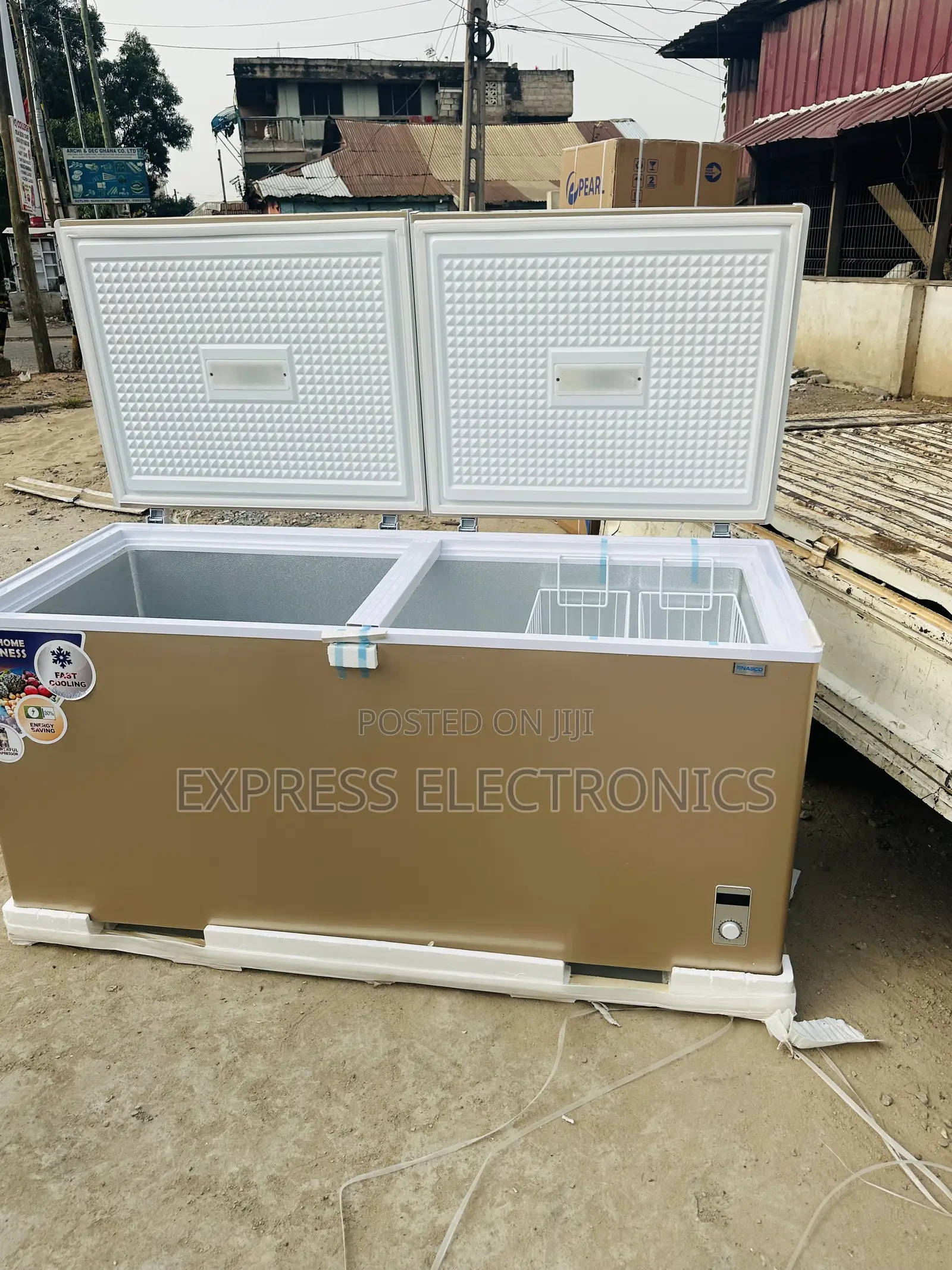 Nasco Nas-800 Double Door Chest Freezer 600l