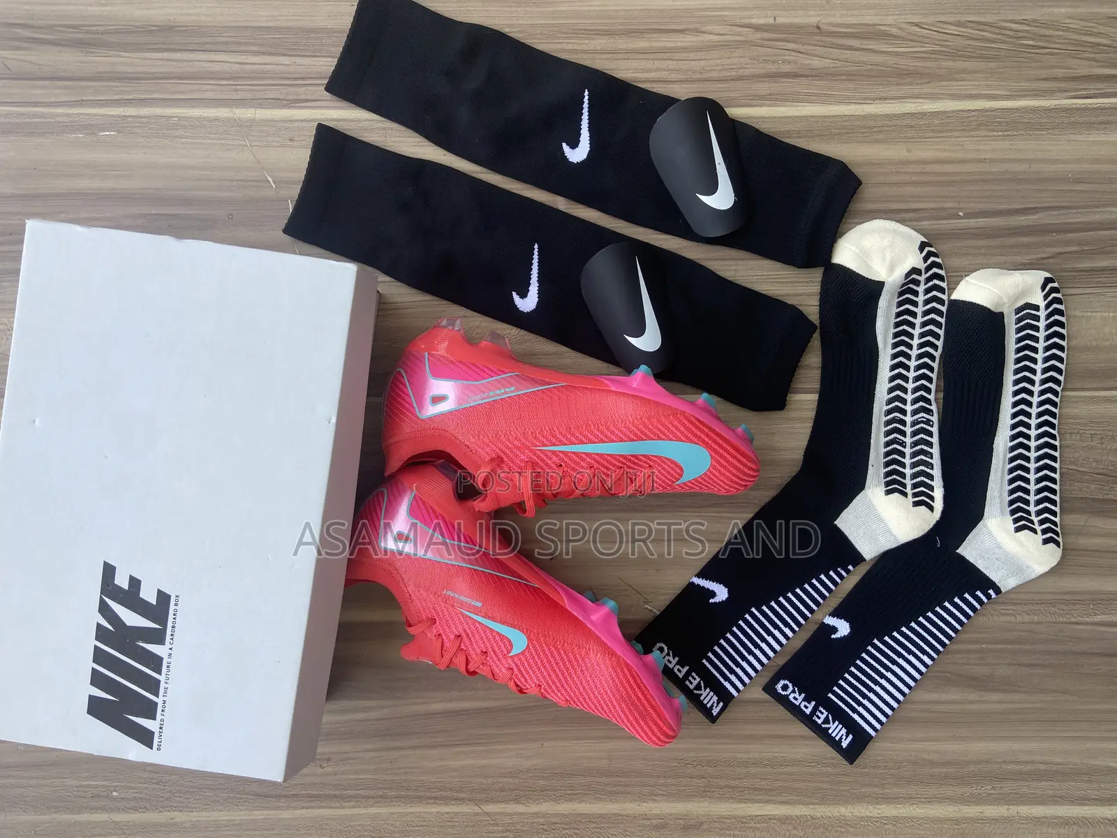 Original Football Boot , Grip Socks, Cut Hose And Guard