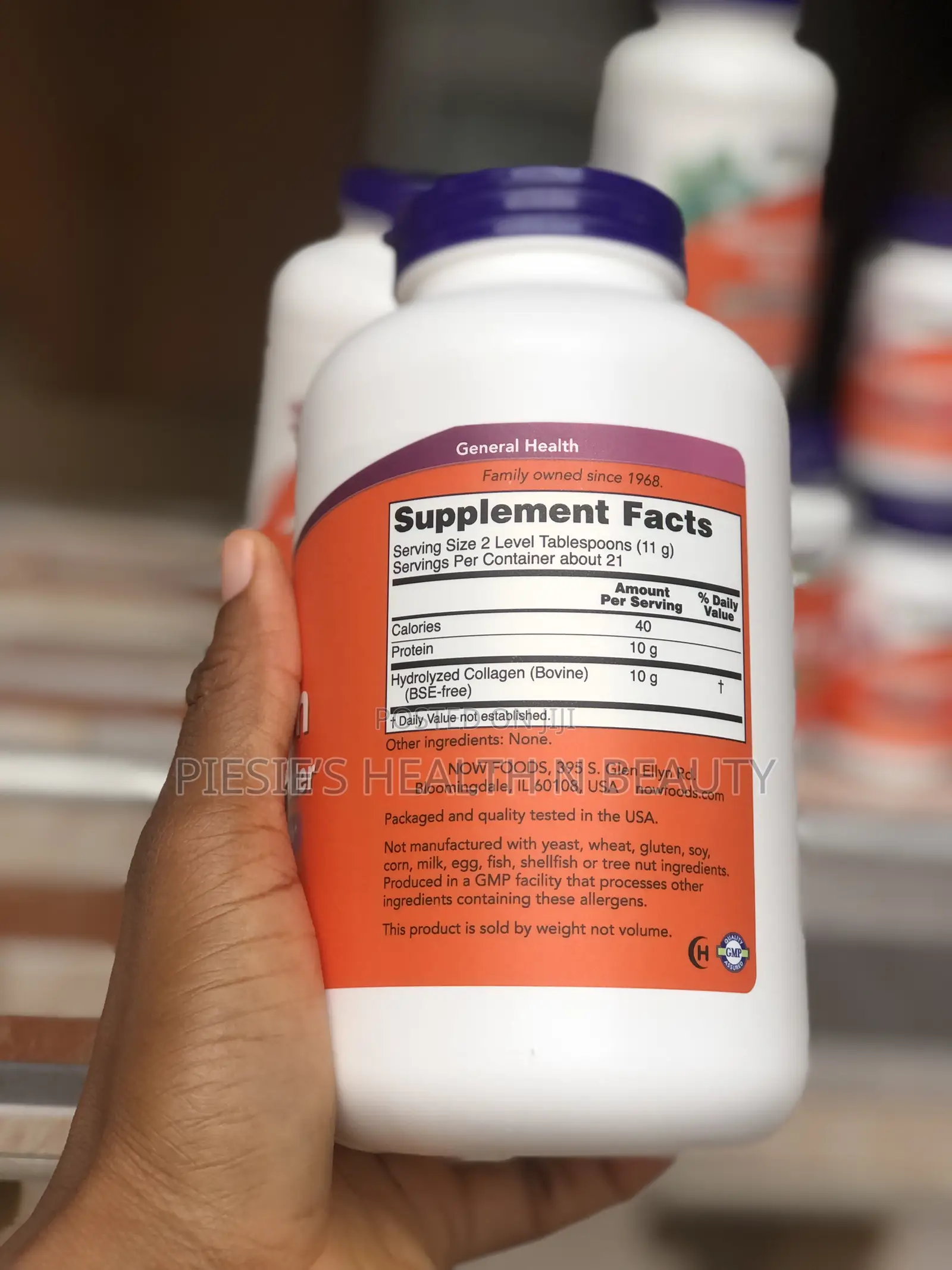 Now Collagen Peptides Powder