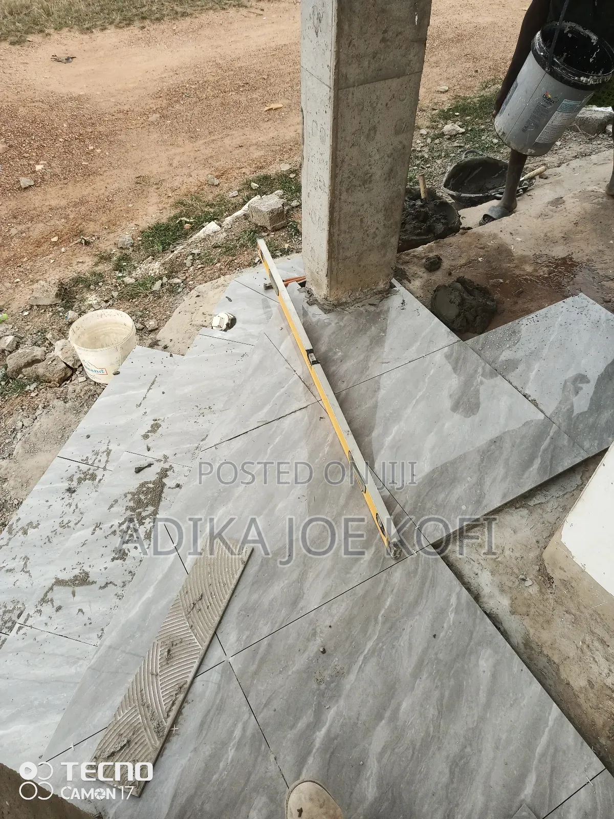 Tiles Workers Interior Design and Exterior Design