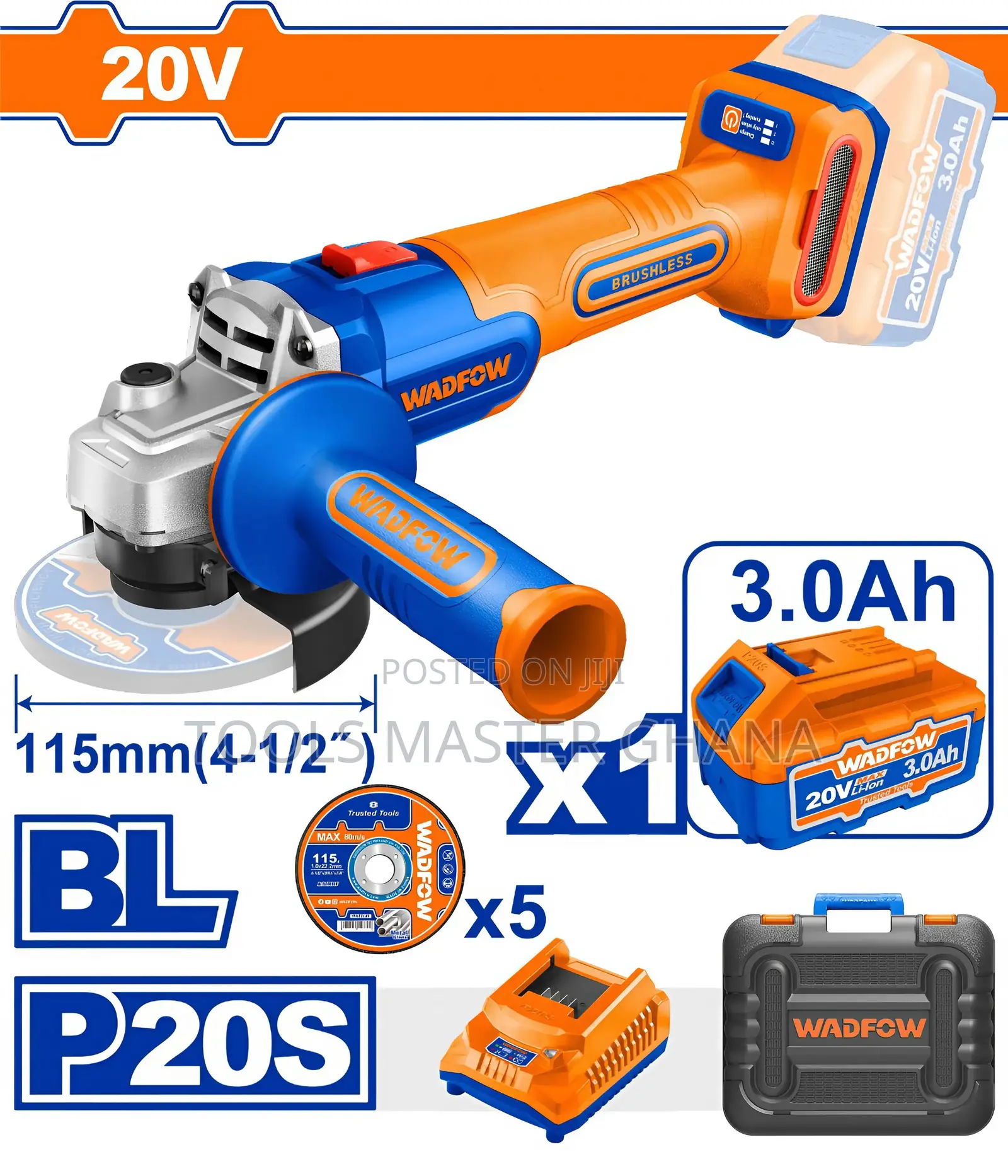Cordless Angle Grinder # Wlap522