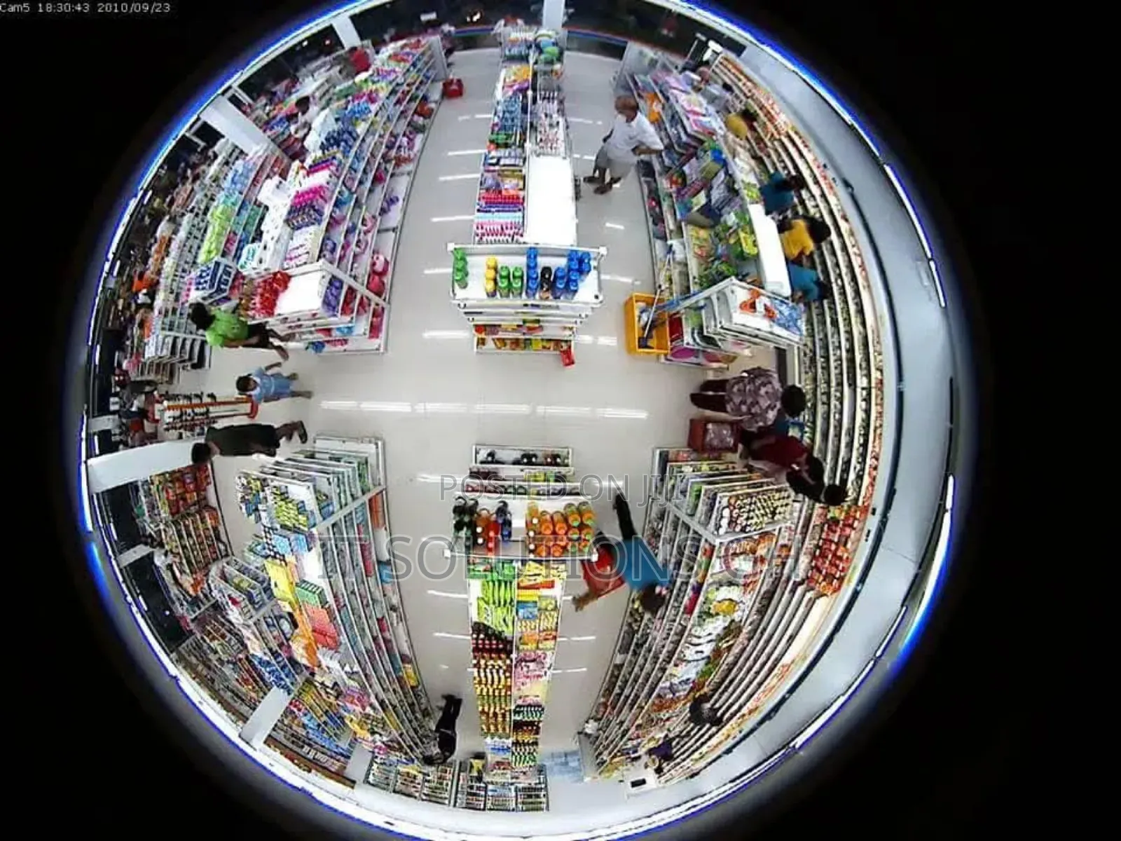 2mp Colourvu Fish Eye Camera With Audio