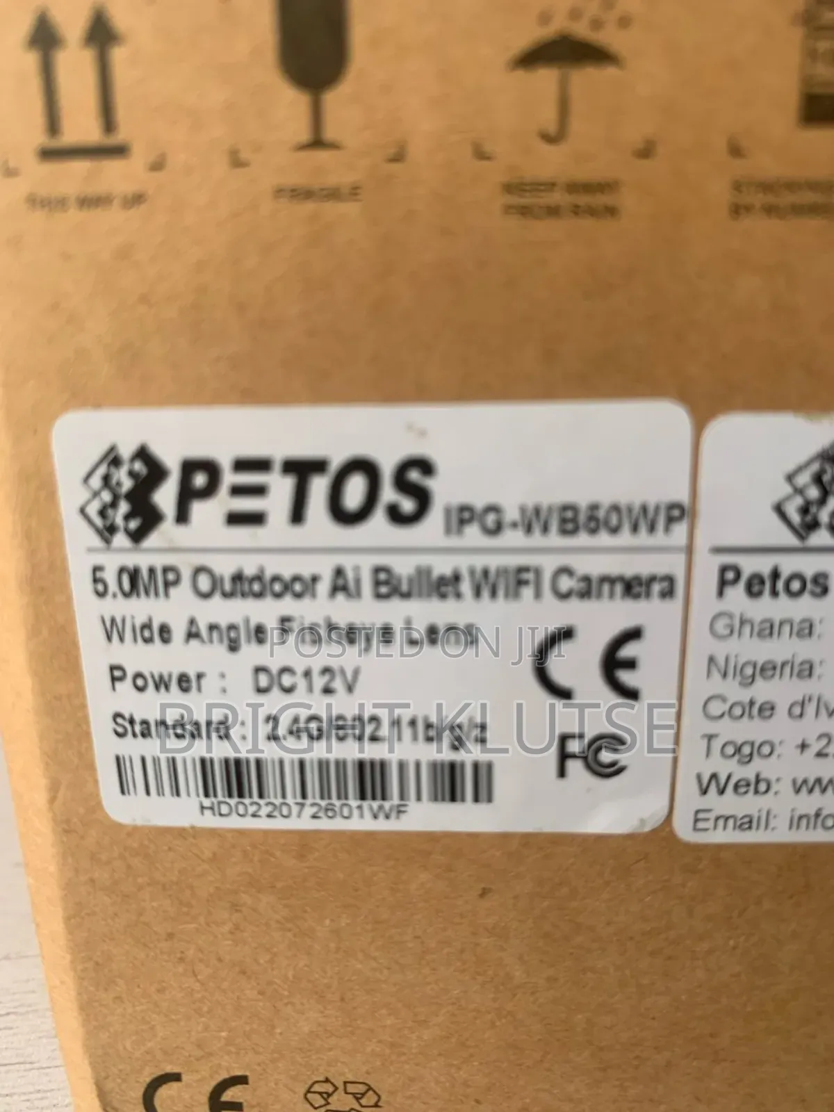 5mp Outdoor Bullet Wifi Camera