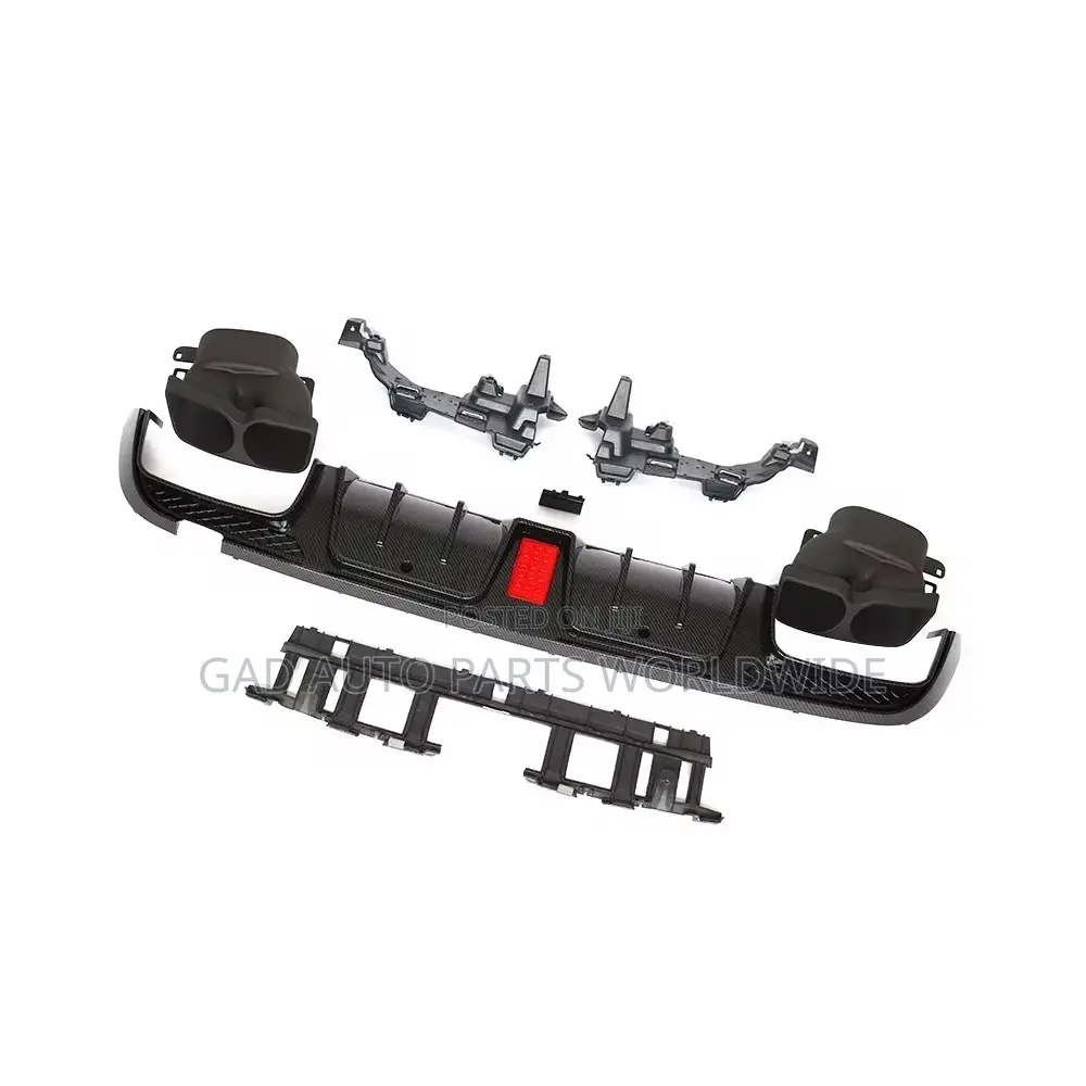 Mercedes Benz C300,C43,C63 Brabus Style Back Bumper Diffuser